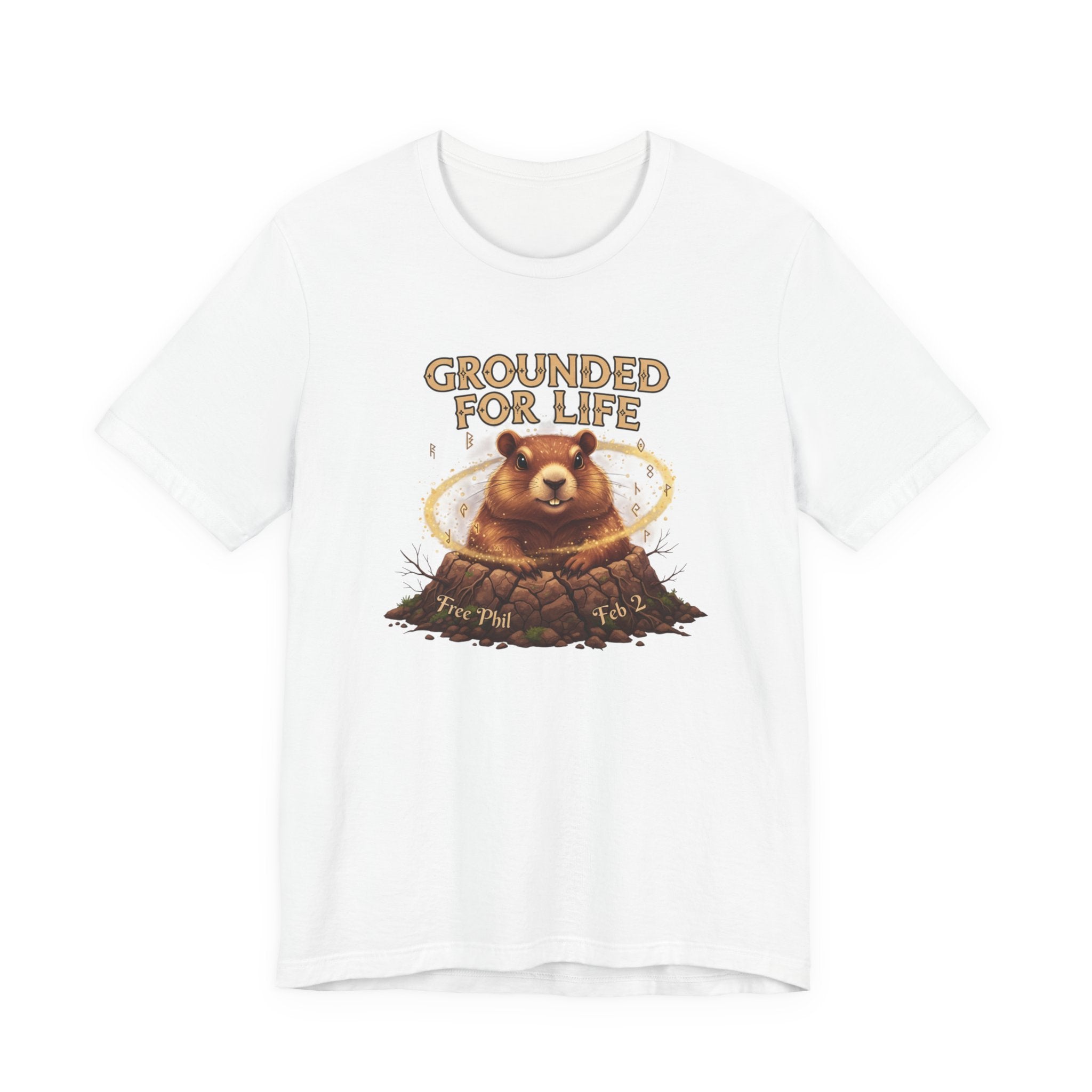 Grounded For Life Groundhog  tee | groundhog illustration shirtstration