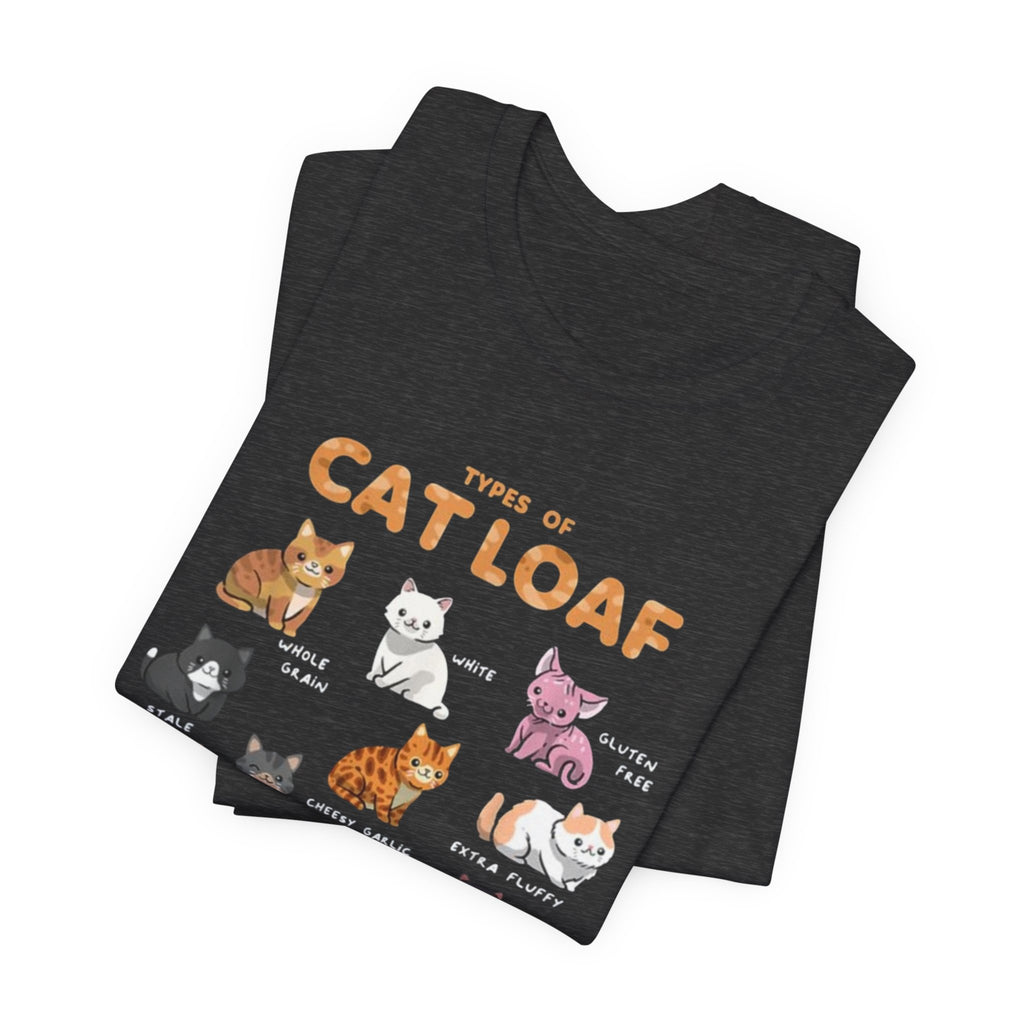 Types of Cat Loaf T-Shirt | Cute Cat Pose Illustration, Cat Lover Tee