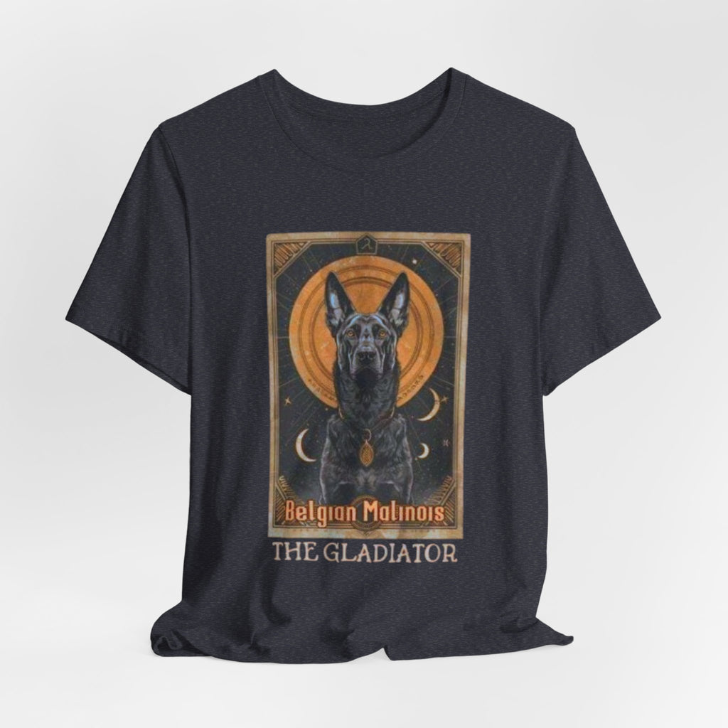 Belgian Malinois The Gladiator T-Shirt | Dog Portrait Tee, Canine Art