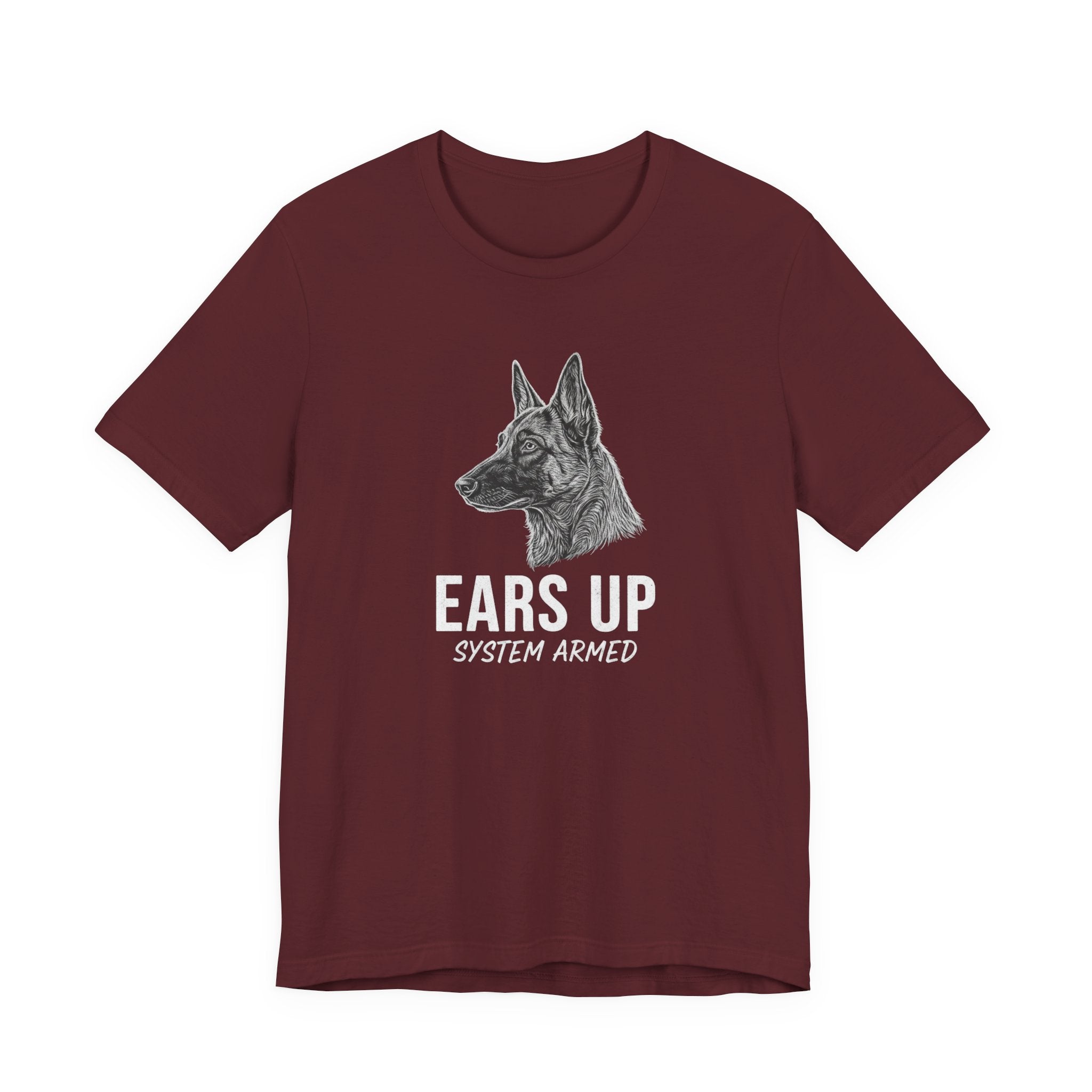 Belgian Malinios ears Up tee | Dog K9 Canine Shirt, Police K9 Design