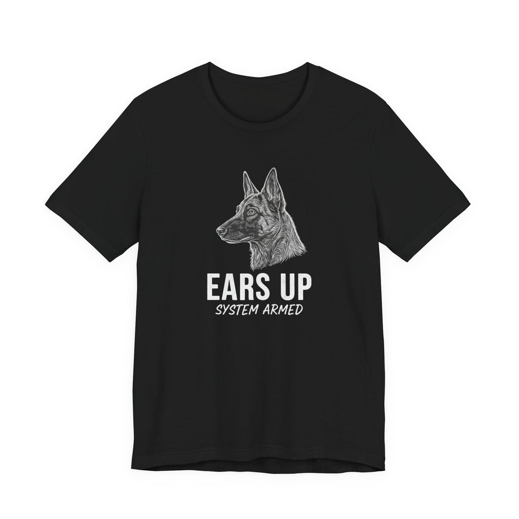 Belgian Malinios ears Up tee | Dog K9 Canine Shirt, Police K9 Design