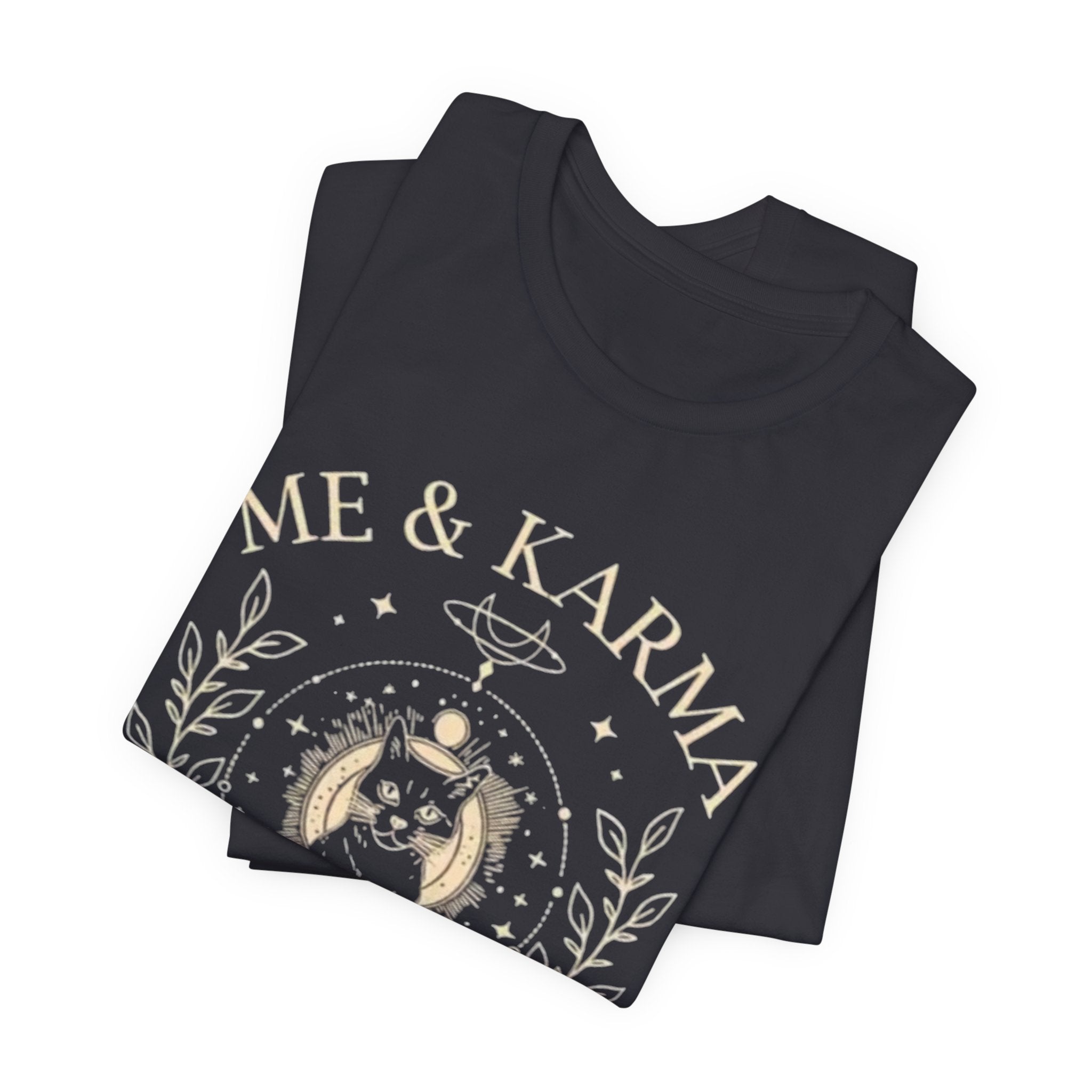 Karma Vibes Tee, Spiritual T-Shirt, Boho Shirt, Yoga Apparel, Gift for Her, Casual Fashion