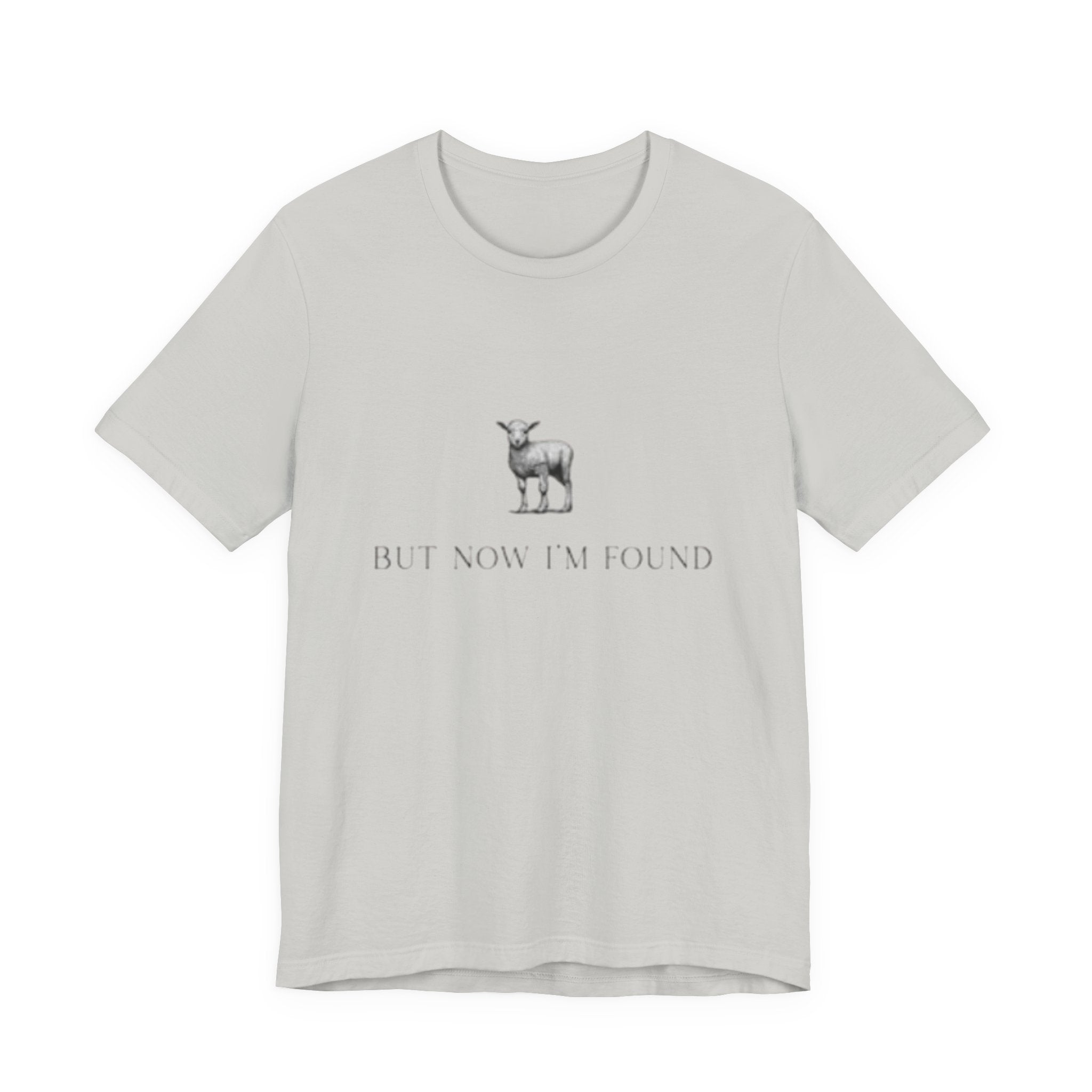 Lamb Illustration with "But Now I'm Found" Tee | christian tee, Jesus shirt, Spiritual shirt,