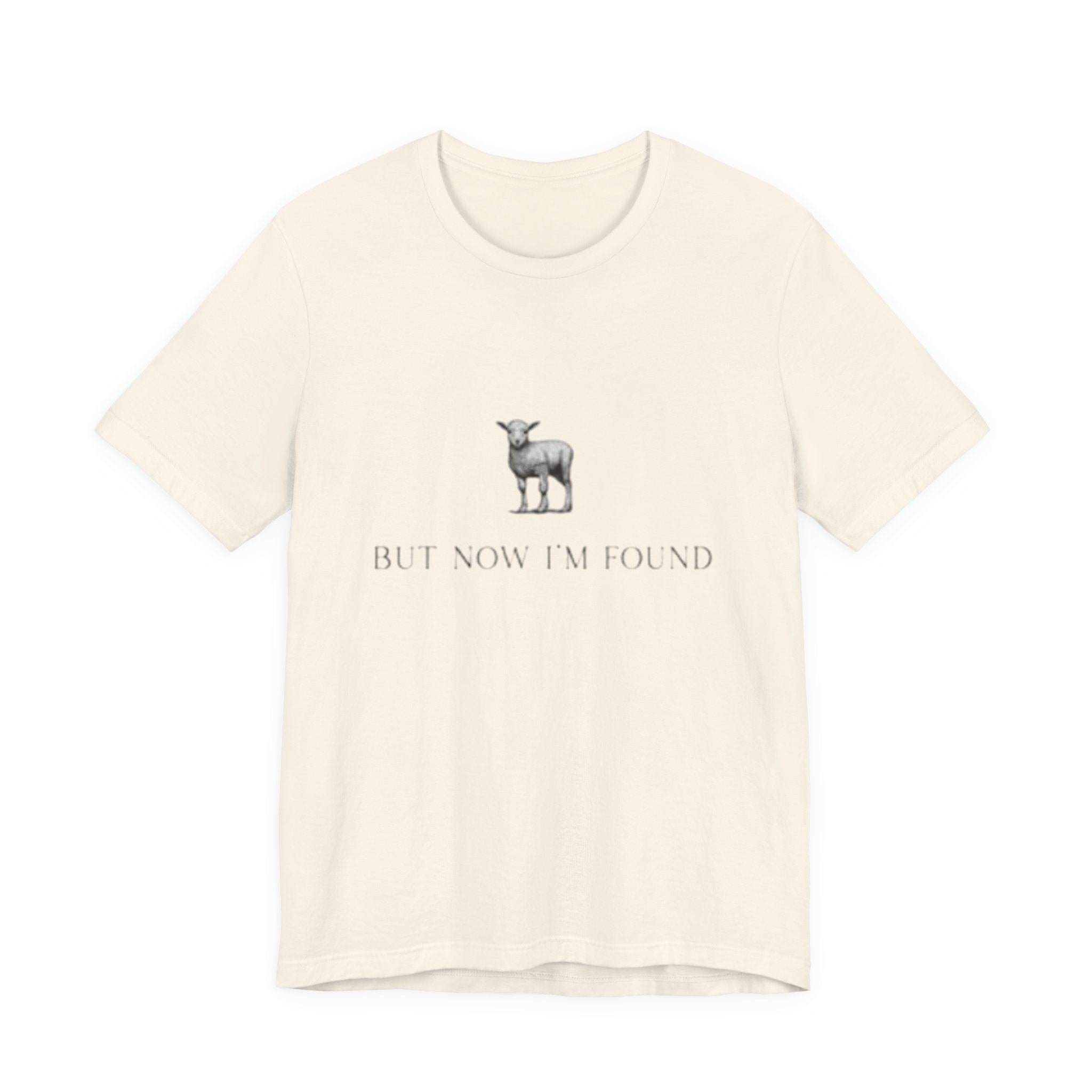 Lamb Illustration with "But Now I'm Found" Tee | christian tee, Jesus shirt, Spiritual shirt,