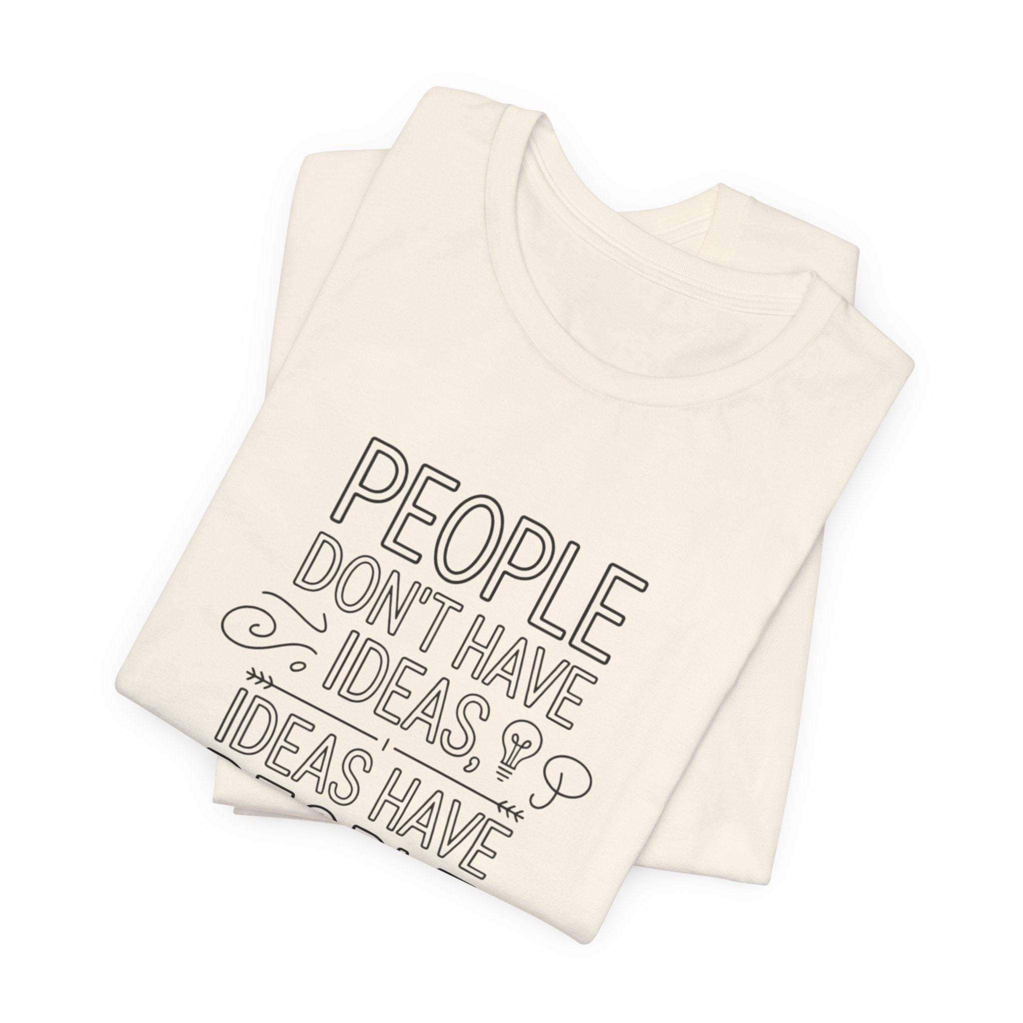 Carl Jung Tee, Creative Quote Tee: "People Don't Have Ideas, Ideas Have People" T-Shirt, Unisex Casual Wear, Gift for Friends, Thinkers, Creative [...]