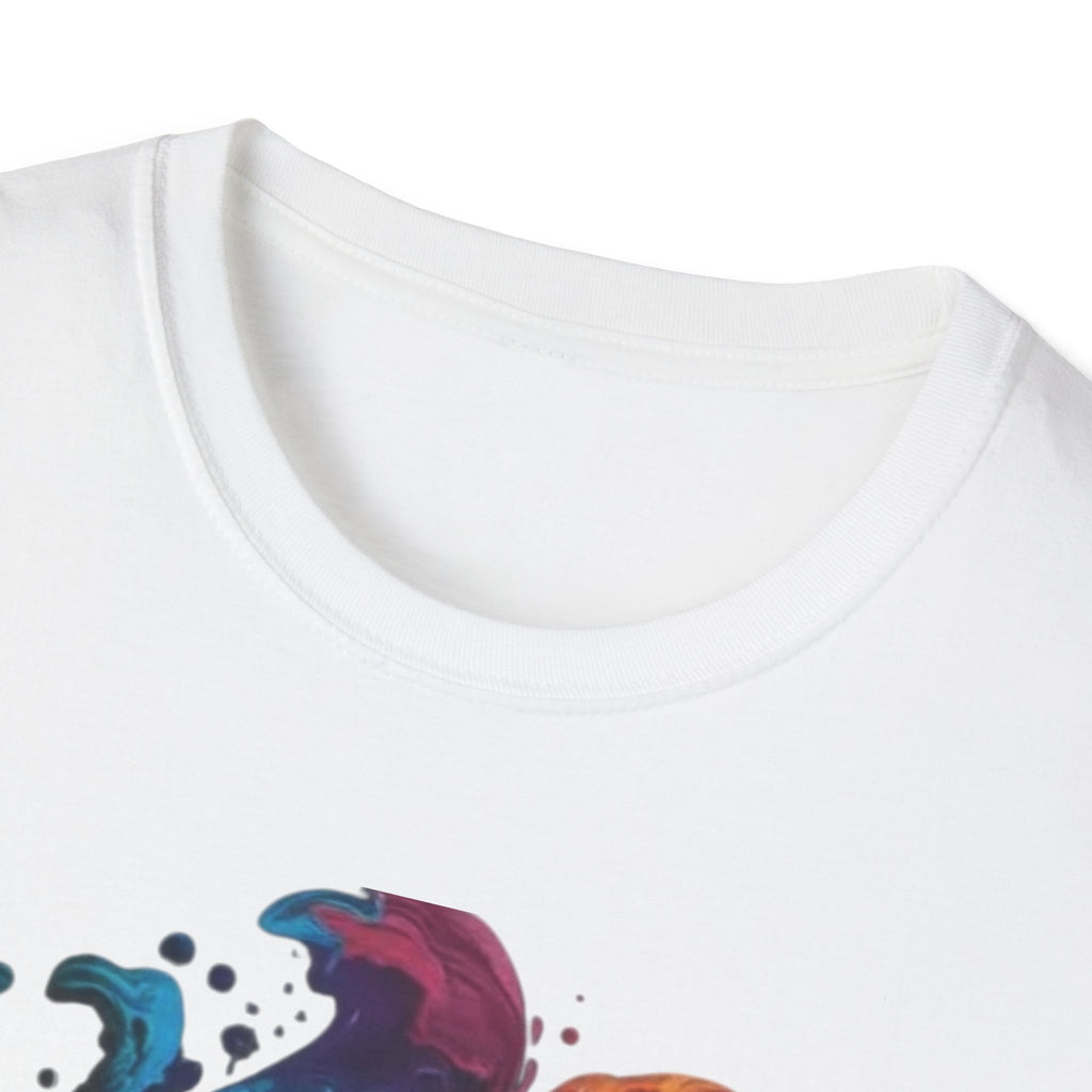 Koi Fish Watercolor T-Shirt — Vibrant Zen Aquarium Graphic Tee