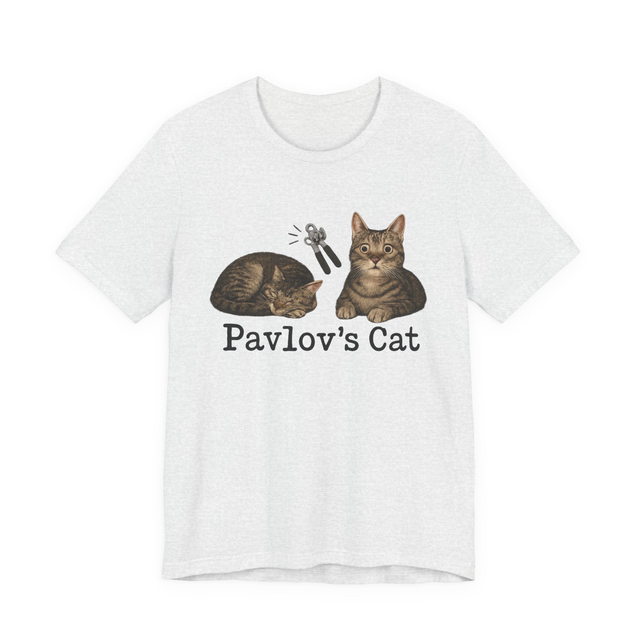 Pavlov's Cat T-Shirt — Funny Psychology Cat Tee for Animal Lovers
