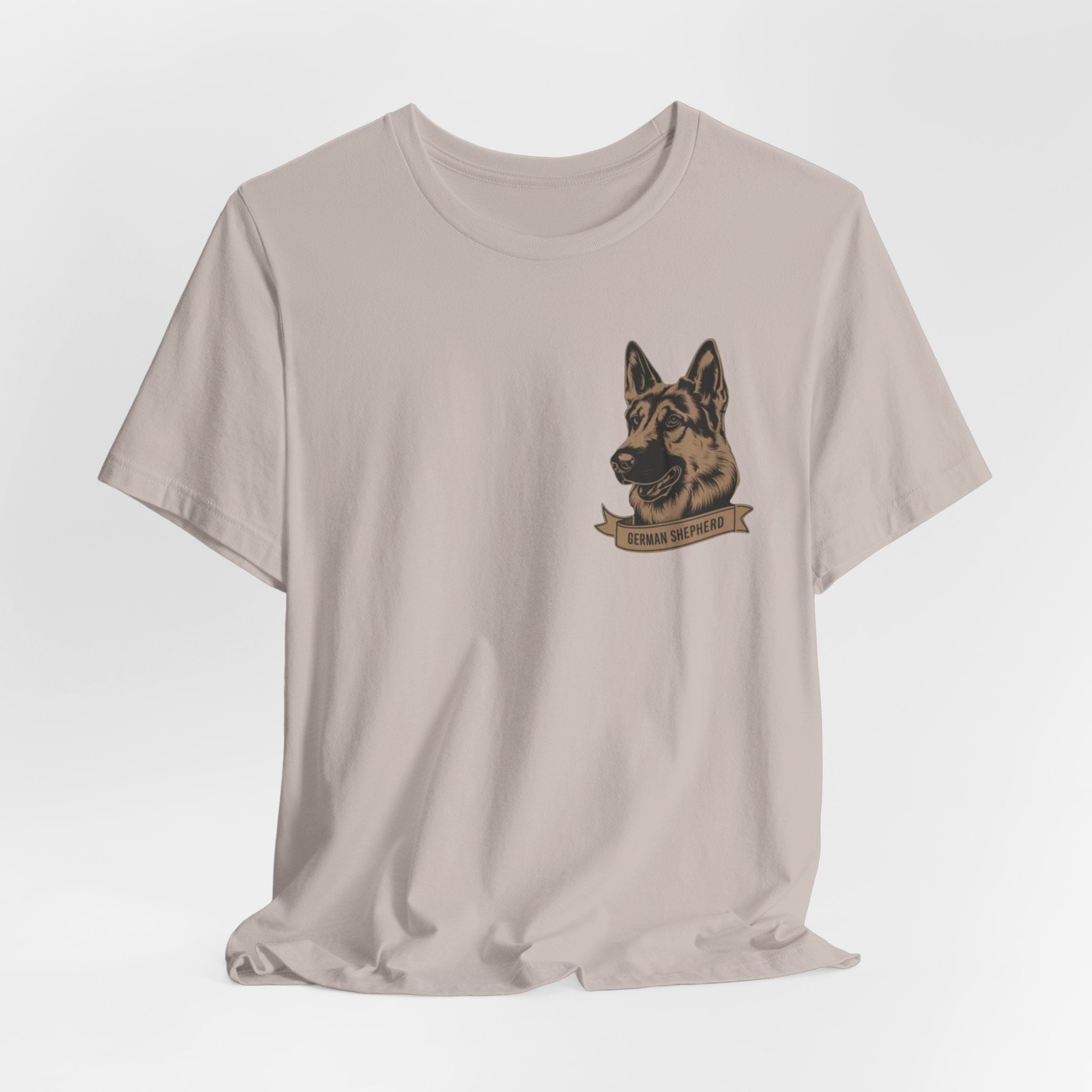 German Shepherd Portrait Tee — "Best Friend" Vintage Dog T-Shirt