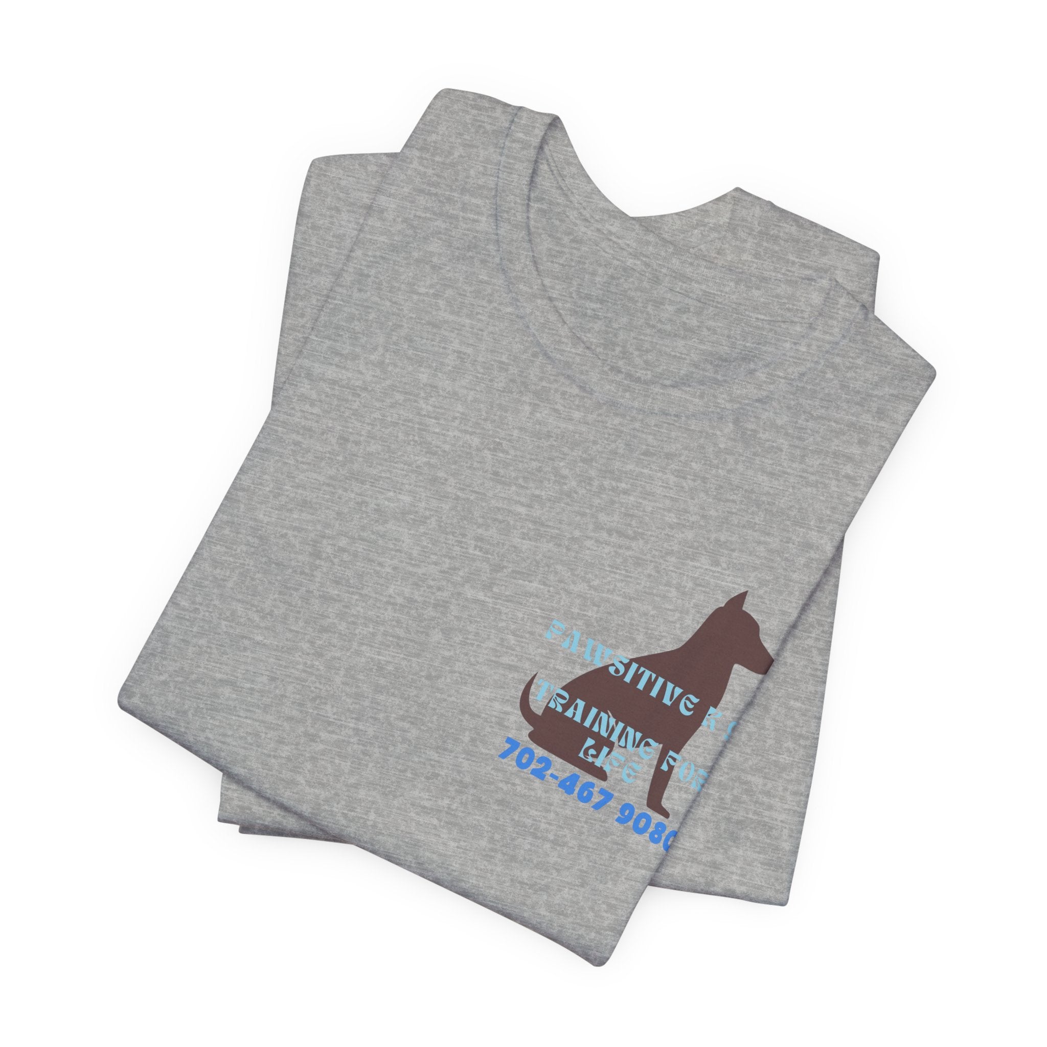 Dog Training T‑Shirt — “Pawsitive K9 Training for Life” Tee with Contact Number