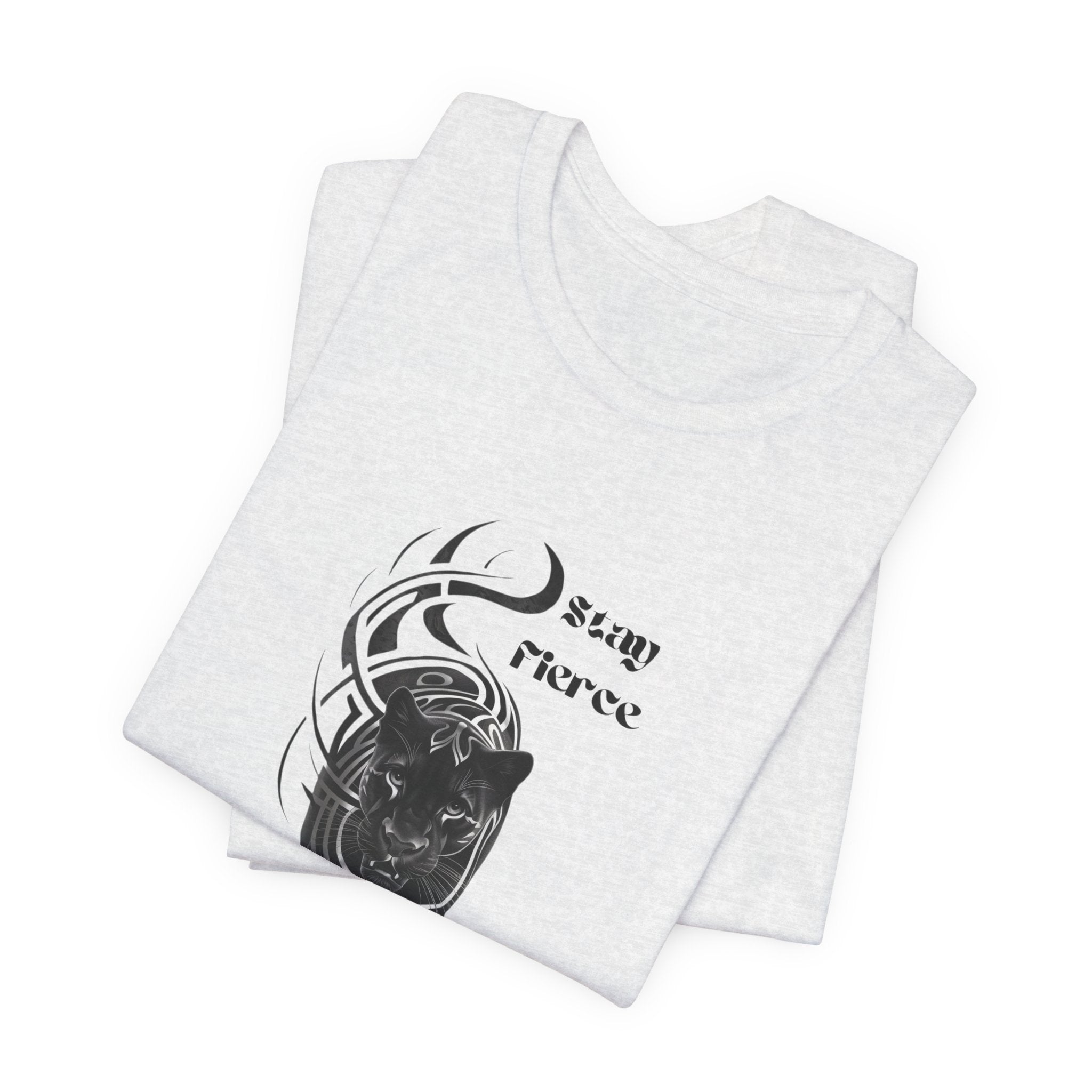Stay fierce, Black Panther Motivational Inspirational  Bella Canvas soft Unisex Jersey Short Sleeve Tee