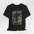 Bad Cats Graphic Tee — Retro Vintage Cat Illustration T-Shirt