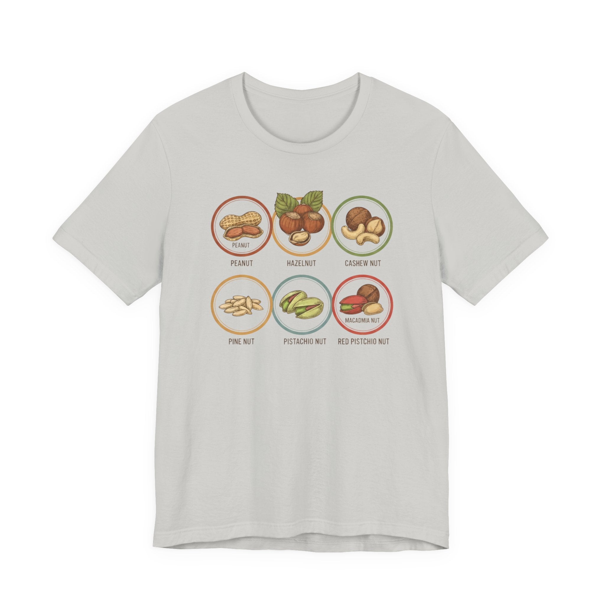 Tree Nut Food Icons T-Shirt | Funny tree nut shirt, Best in show tee, Illustrations