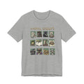 Animal Groups tee | Vintage animal illustrations grid