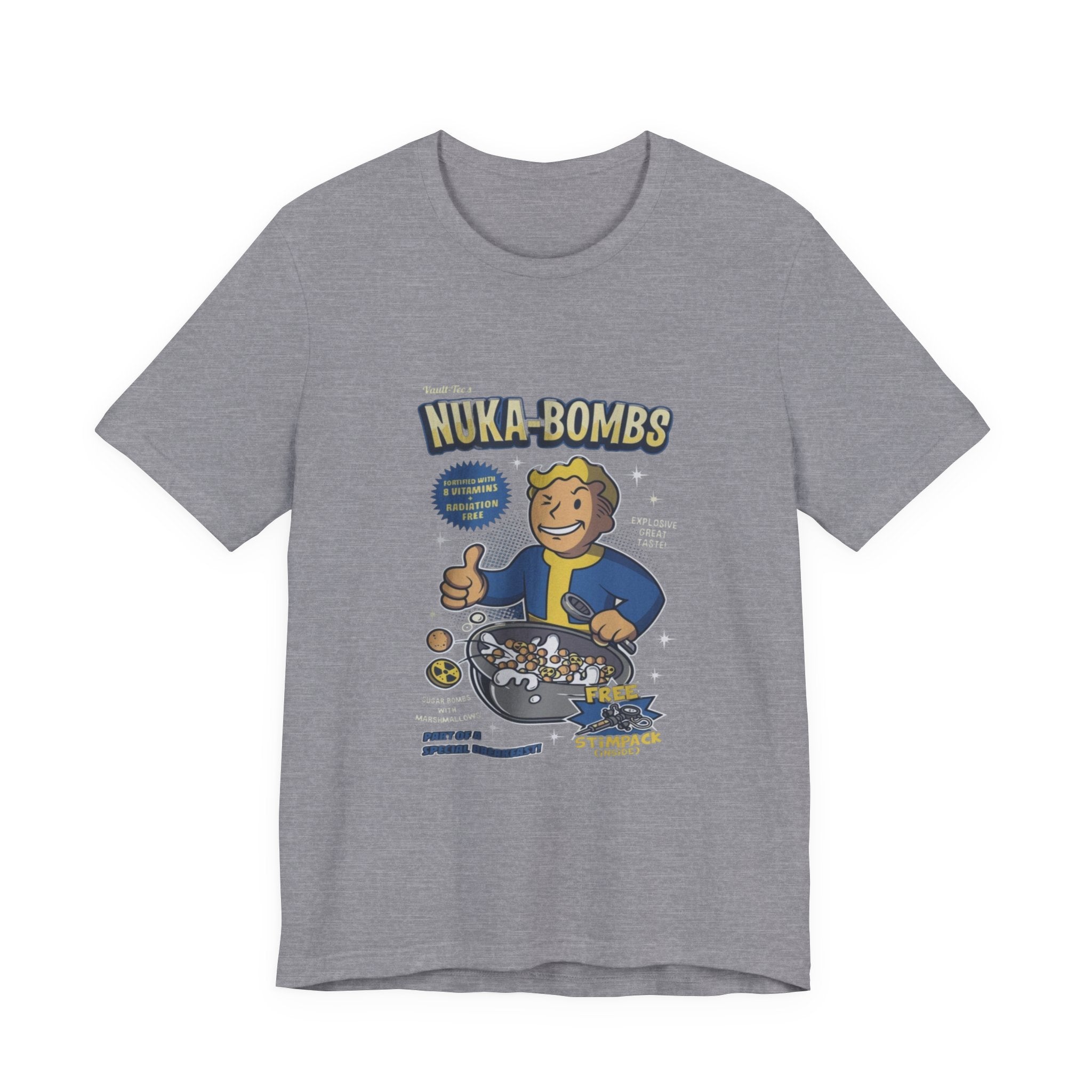 Vault Boy Nuka-Bombs Retro Gamer T‑Shirt, Fallout tee