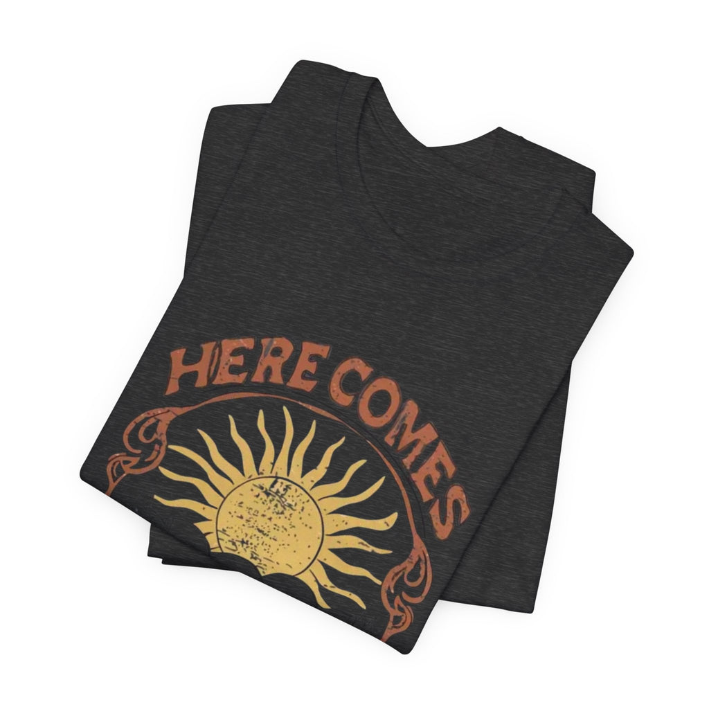 Here Comes The Sun t-shirt | Vintage Sunflower Graphic Tee