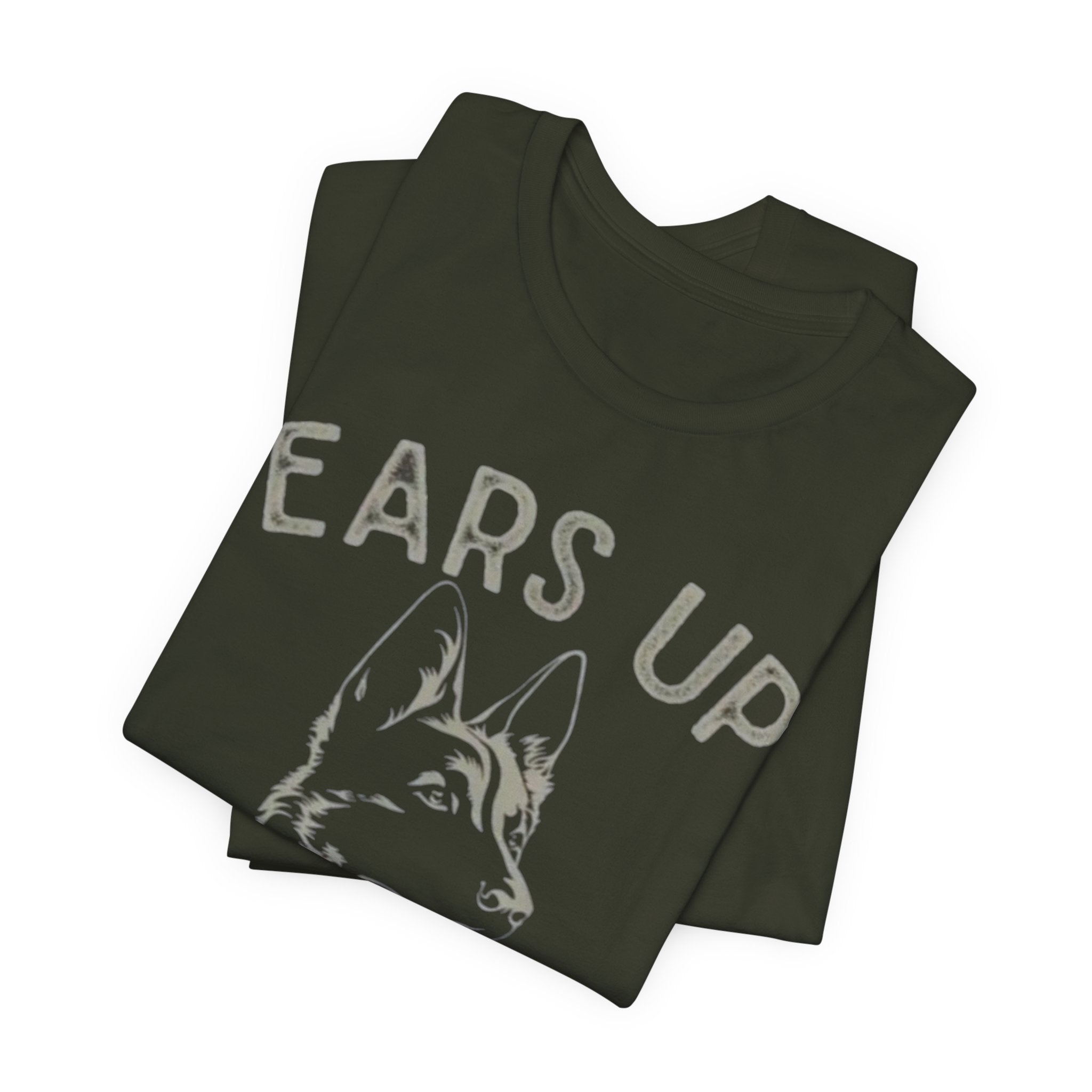 German Shepherd  Ears Up K9 Graphic Tee — "System Armed" German Shepherd Dog Shirt