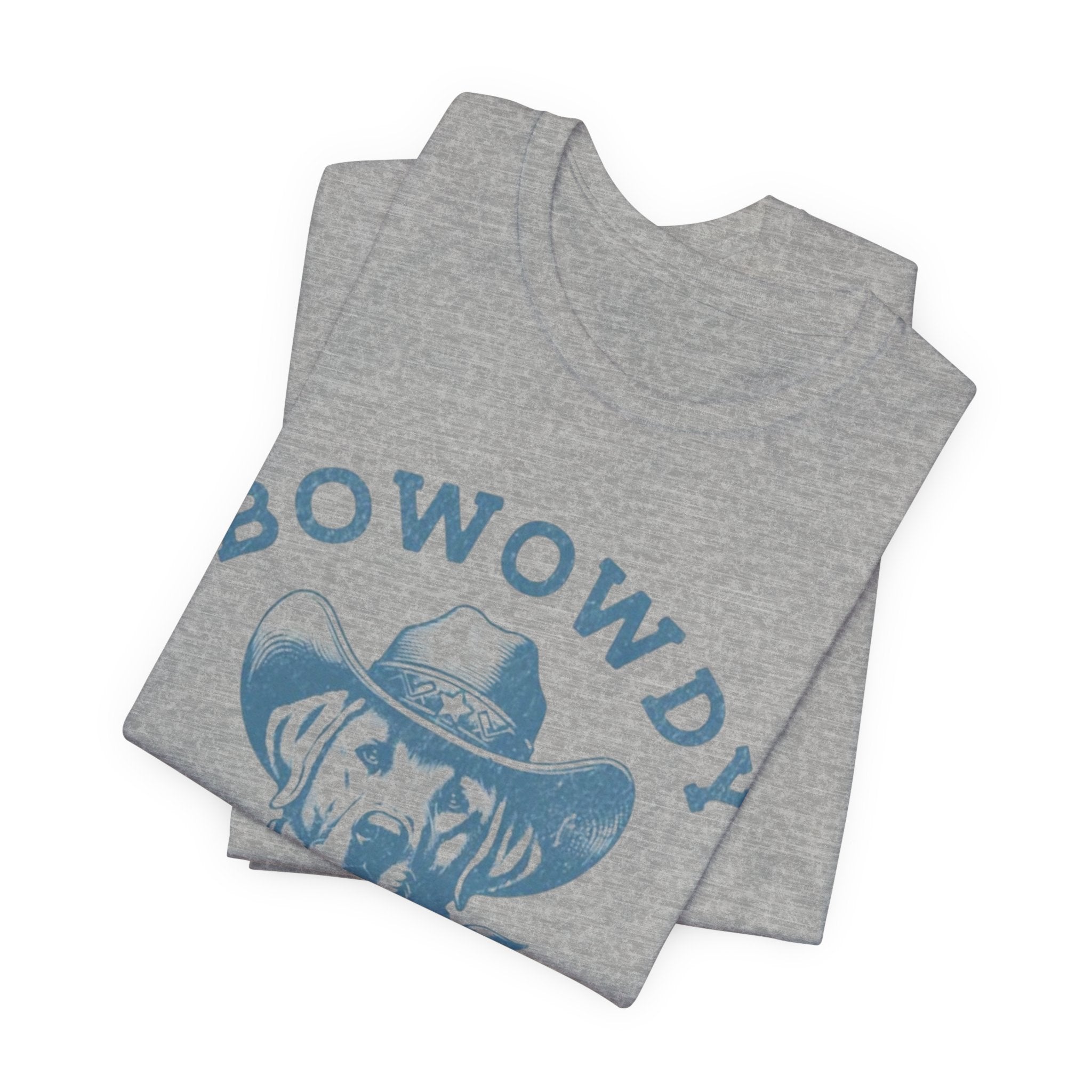 Bowowdy Dog Cowboy Tee | Western Dog Illustration, Bandana Hat