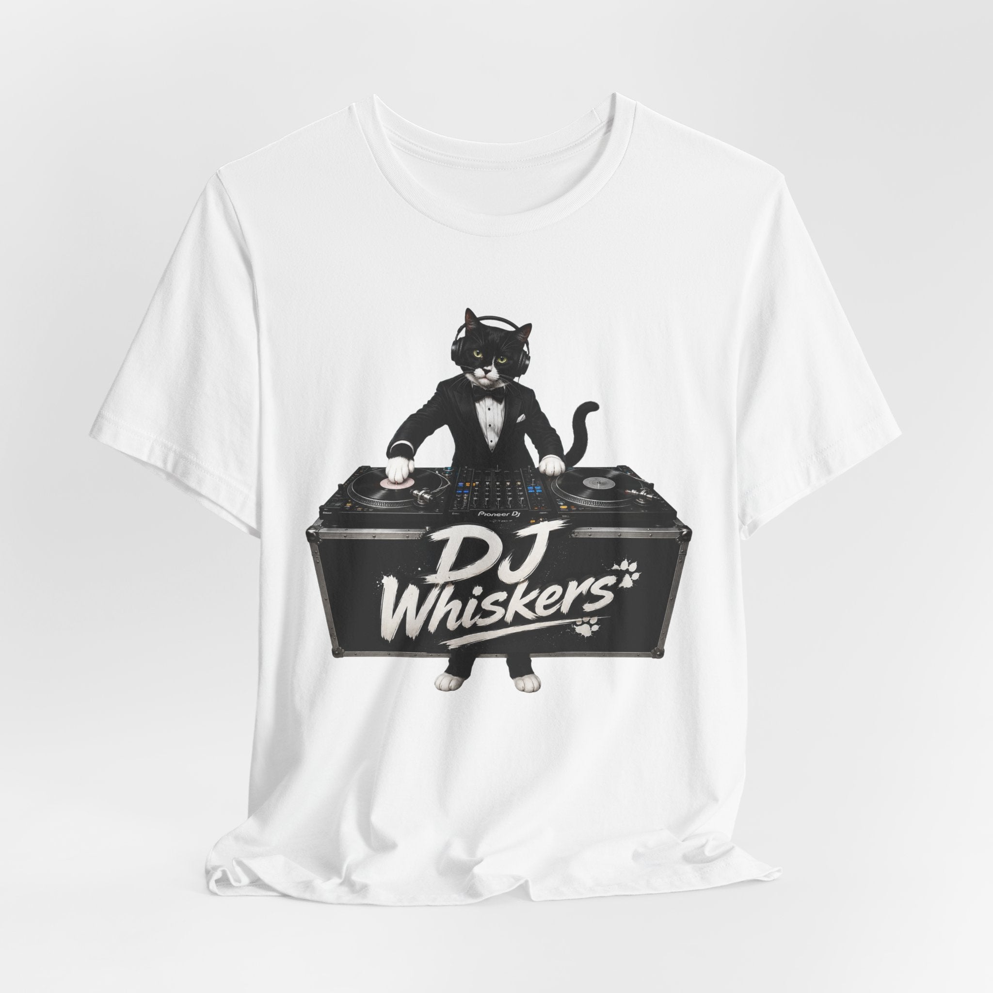 DJ Whiskers Cat DJ T-Shirt