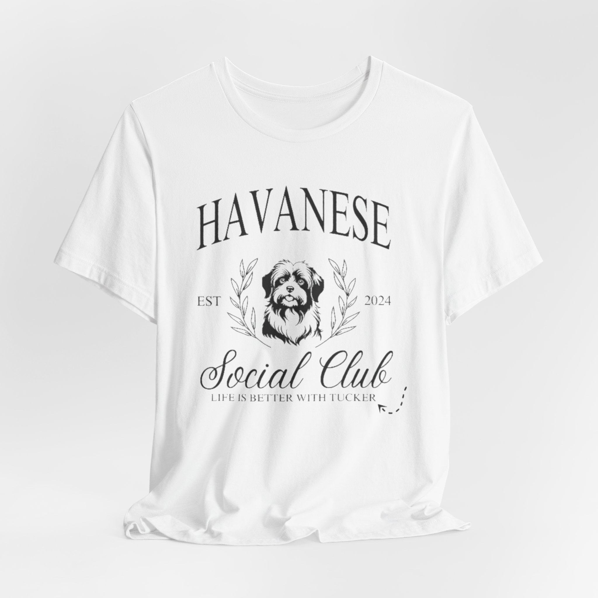 Havanese Social Club Tee, Cute Pet Lover Shirt, Dog Owner Gift, Birthday Gift, Casual Wear