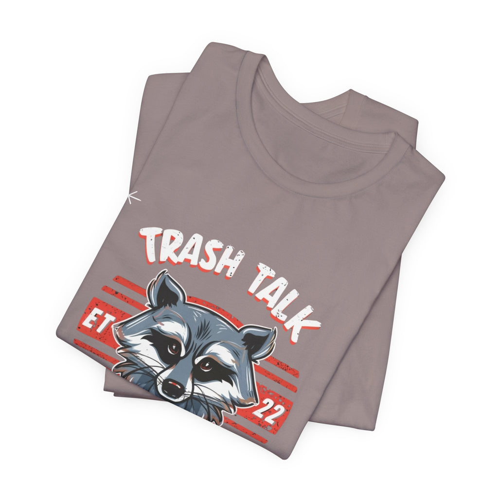 Funny Raccoon 'Trash Talk Champion' T-Shirt