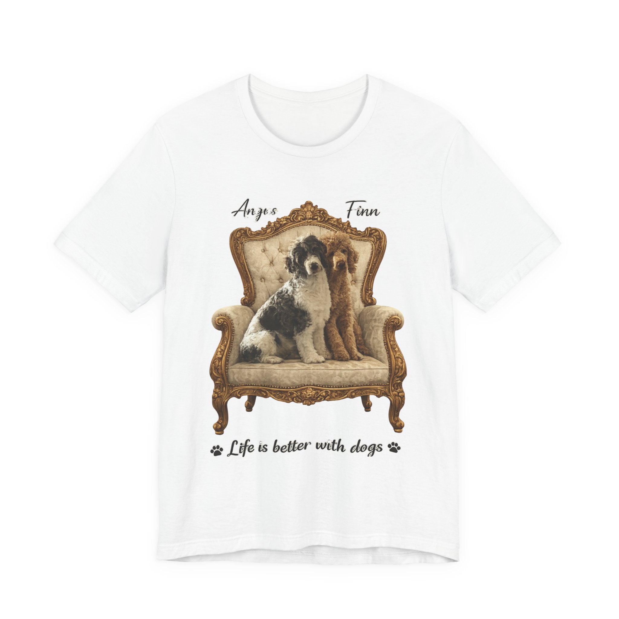 Dog Life T‑Shirt – 'Life is Better with Dogs' Vintage Pet Tee
