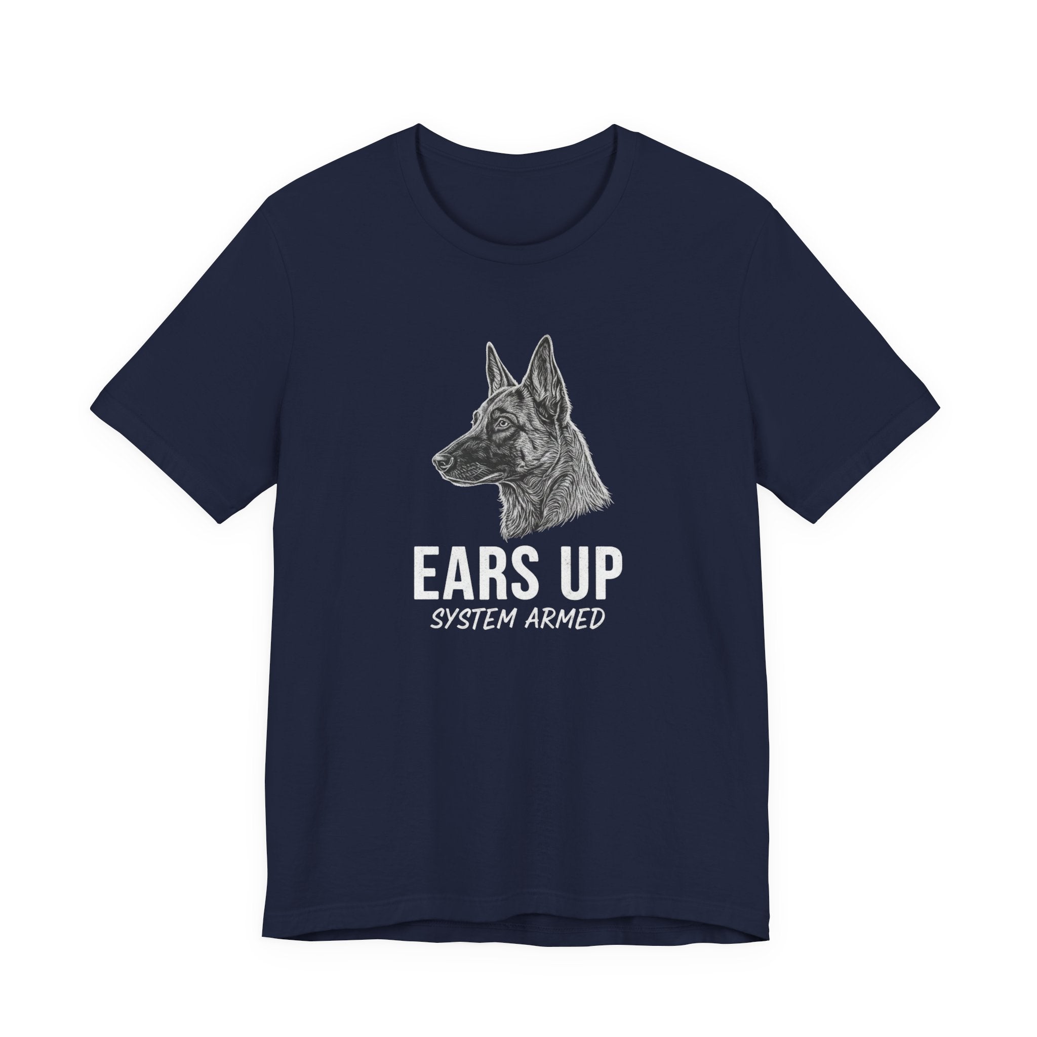 Belgian Malinios ears Up tee | Dog K9 Canine Shirt, Police K9 Design