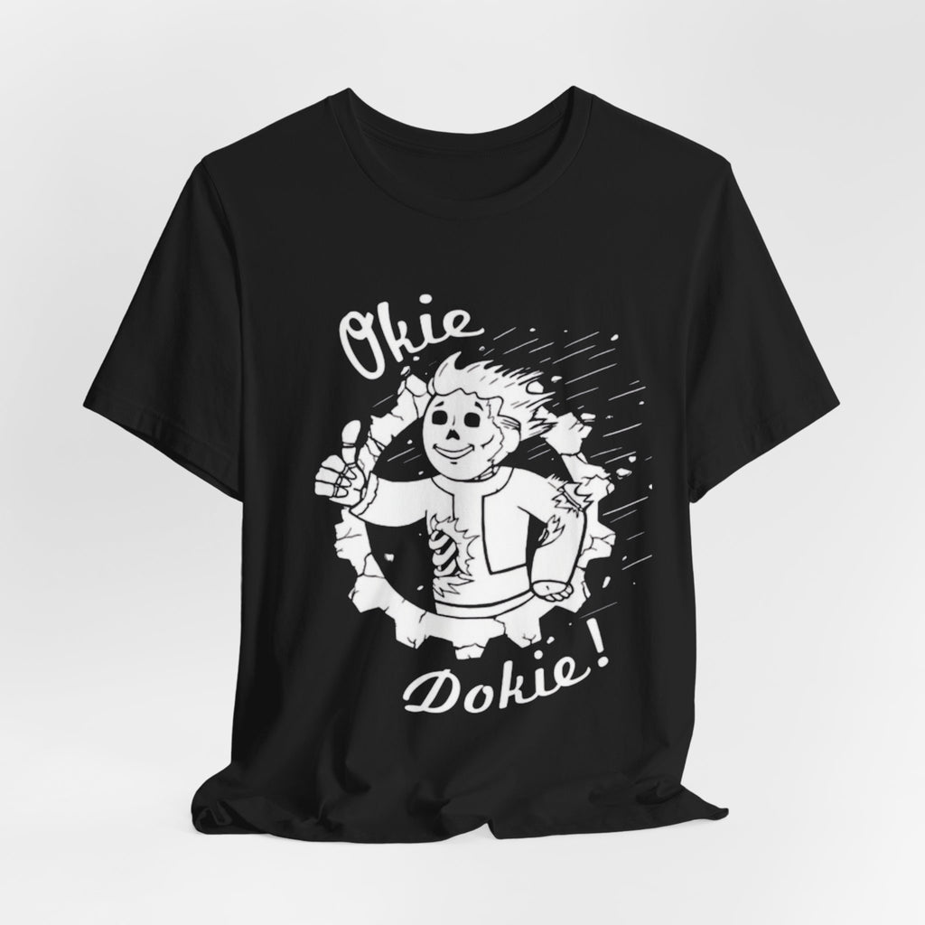 Okie Dokie! Retro Thumbs-Up Graphic Tee, Fallout tee