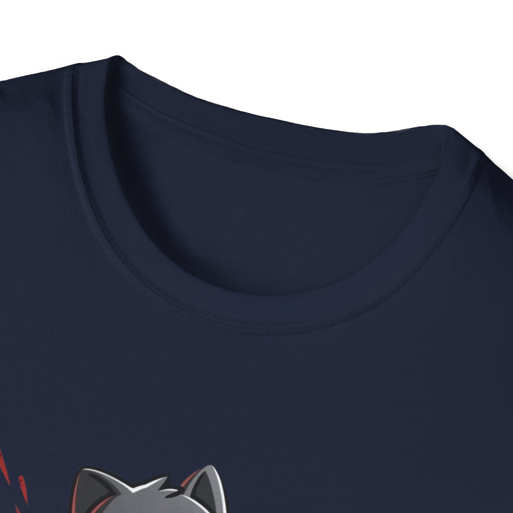 Anti-Murder Juice Cat T-Shirt | Cute Dark Humor Coffee Tee