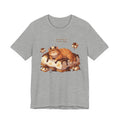 Sleeping Tabby on S'mores Tee | Cat Dessert Illustration T-Shirt
