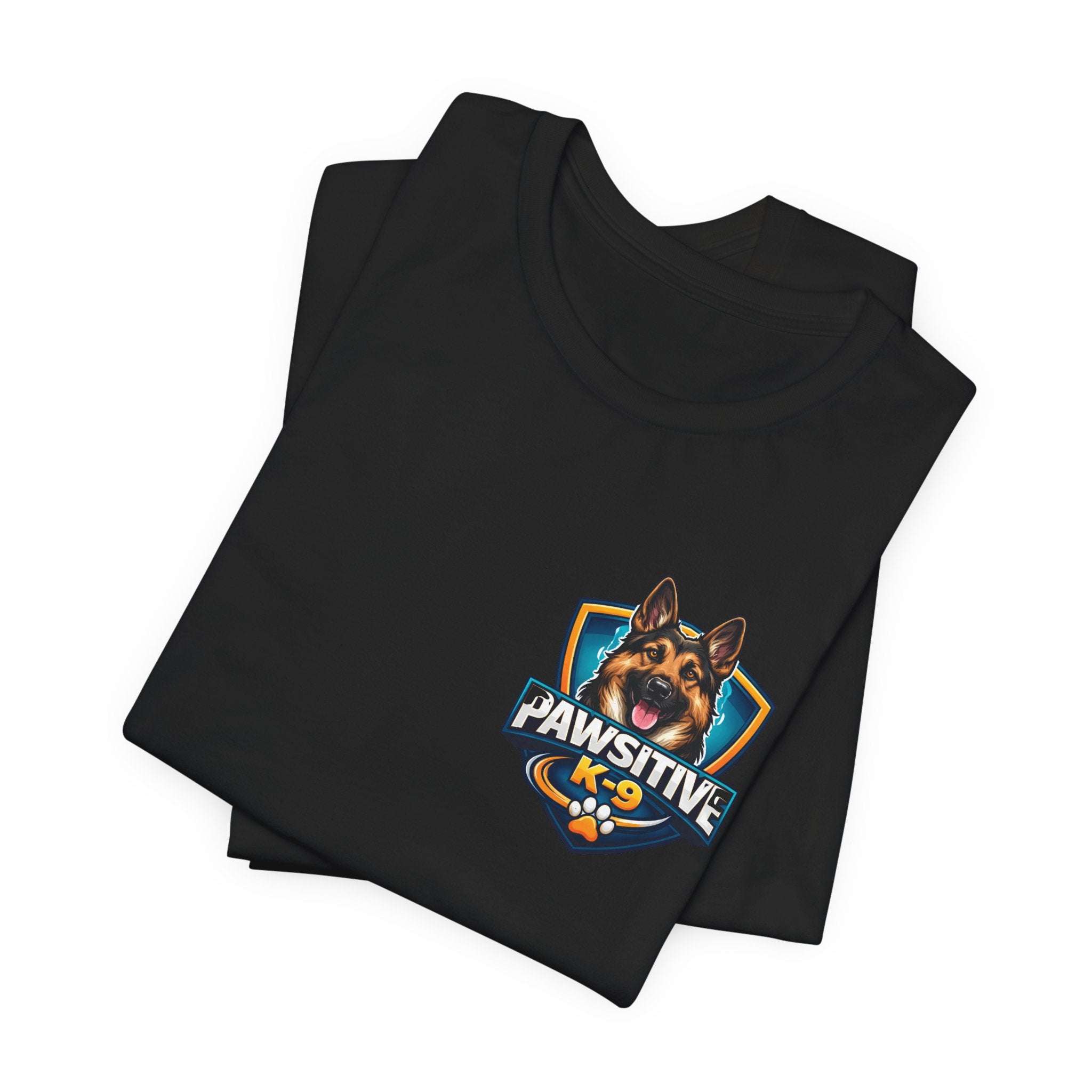Pawsitive K-9 Dog Training Tee — "Pawsitive" Logo & Phone Number
