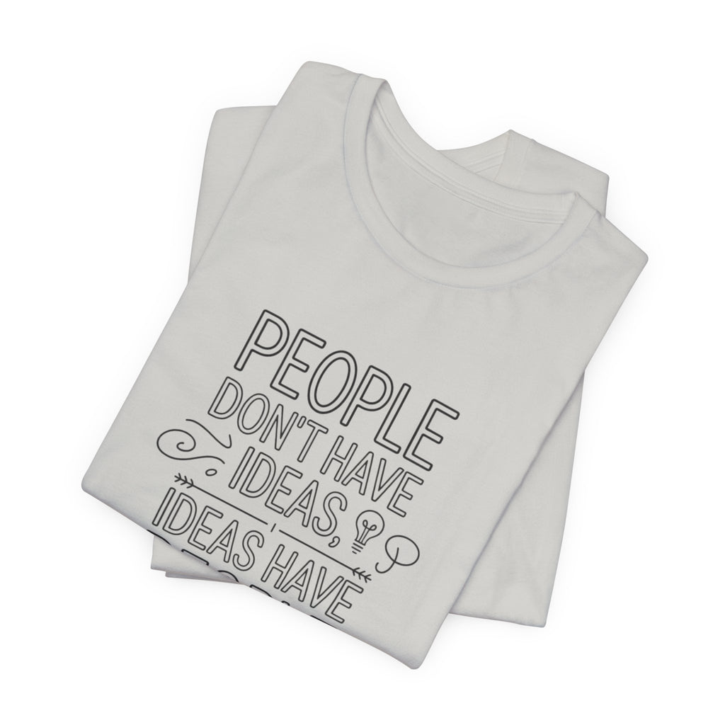 Carl Jung Tee, Creative Quote Tee: "People Don't Have Ideas, Ideas Have People" T-Shirt, Unisex Casual Wear, Gift for Friends, Thinkers, Creative [...]