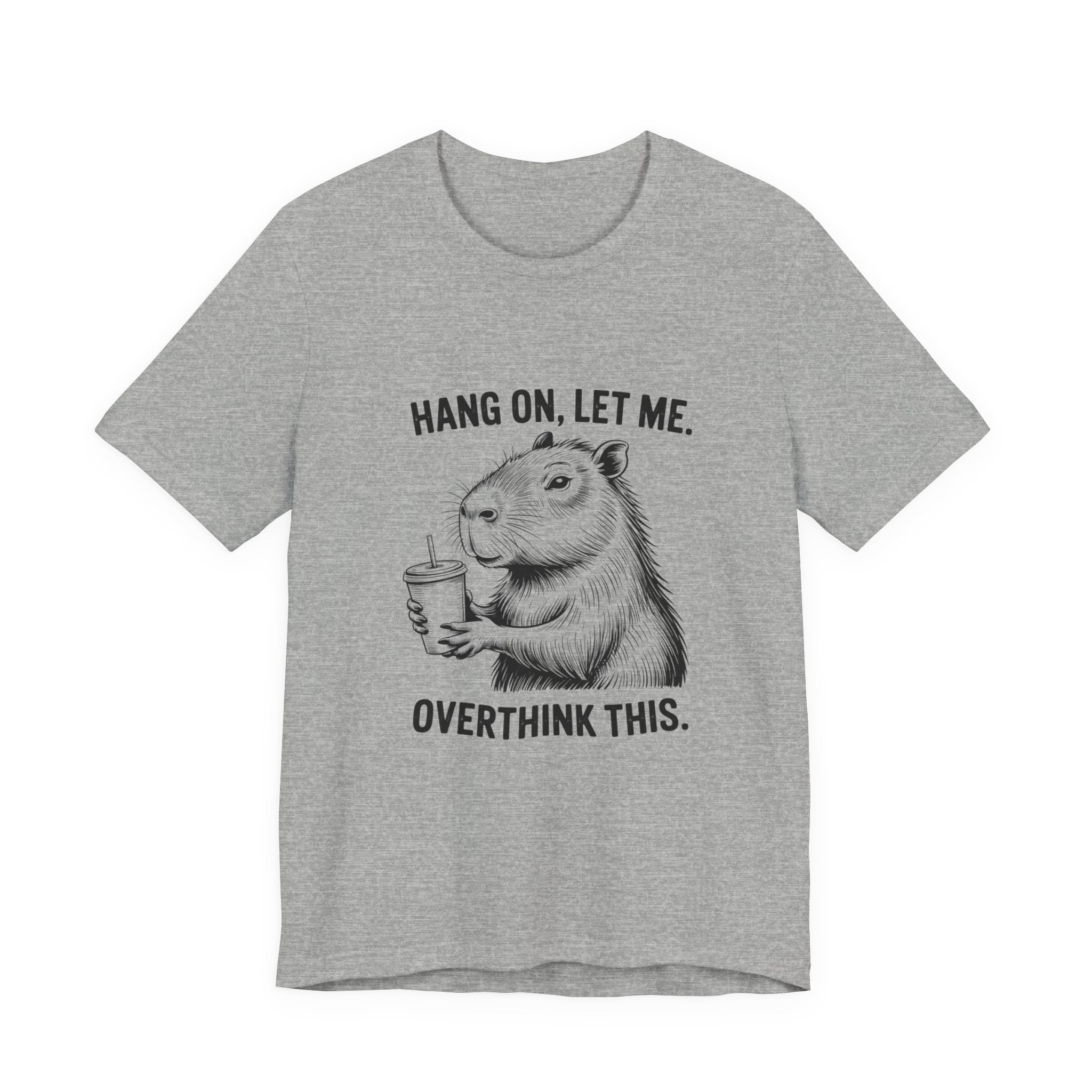 Overthink This Funny Capybara Tee, Humorous Unisex T-Shirt, Chill Gift for Friends, Perfect for Relaxed Daywear, Great for Birthdays, [...]