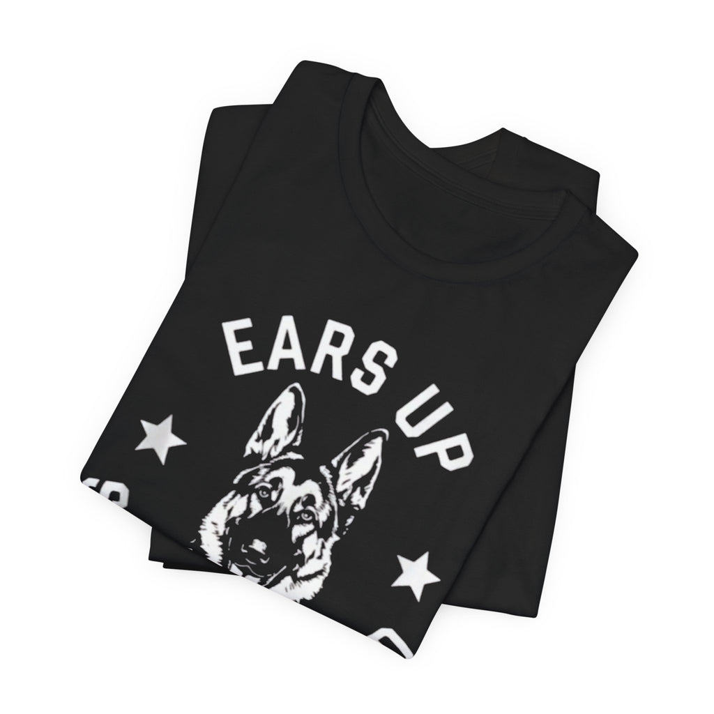 German Shepherd, Up System Armed Dog T-Shirt — Military K9 Handler Tee