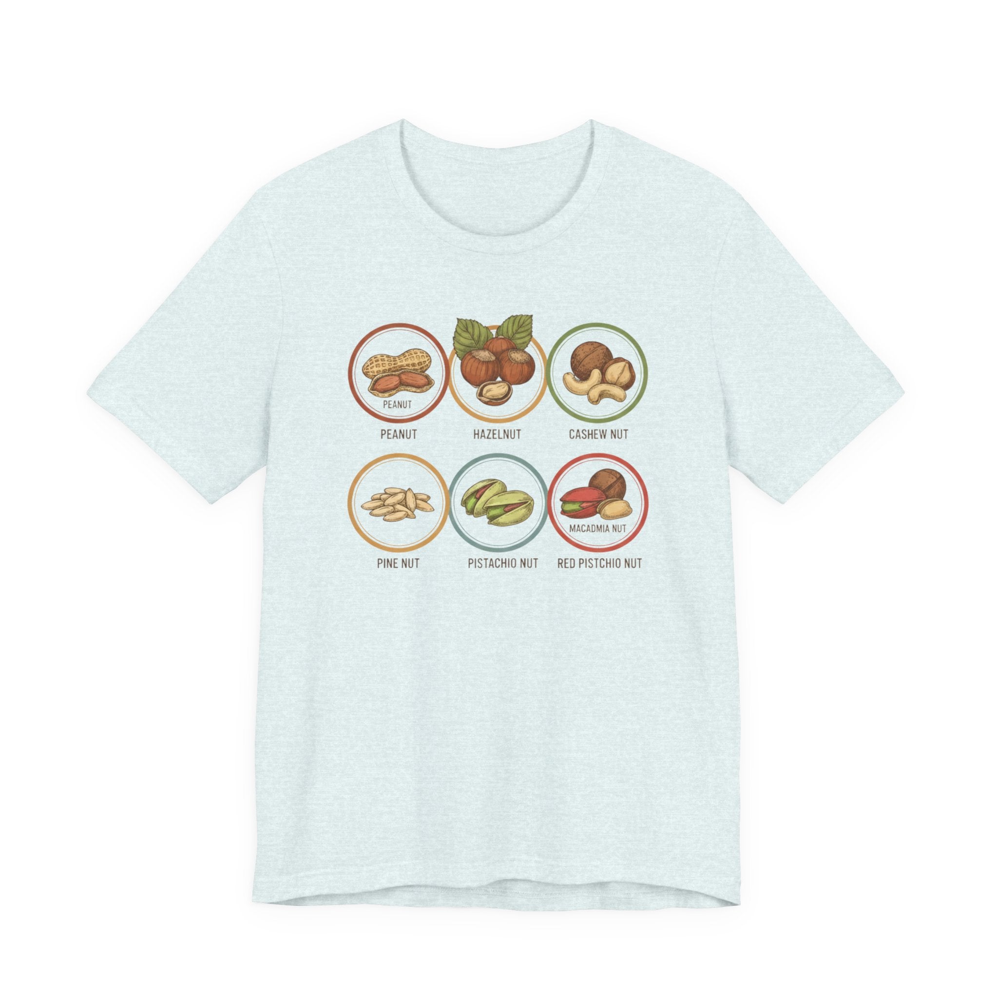 Tree Nut Food Icons T-Shirt | Funny tree nut shirt, Best in show tee, Illustrations