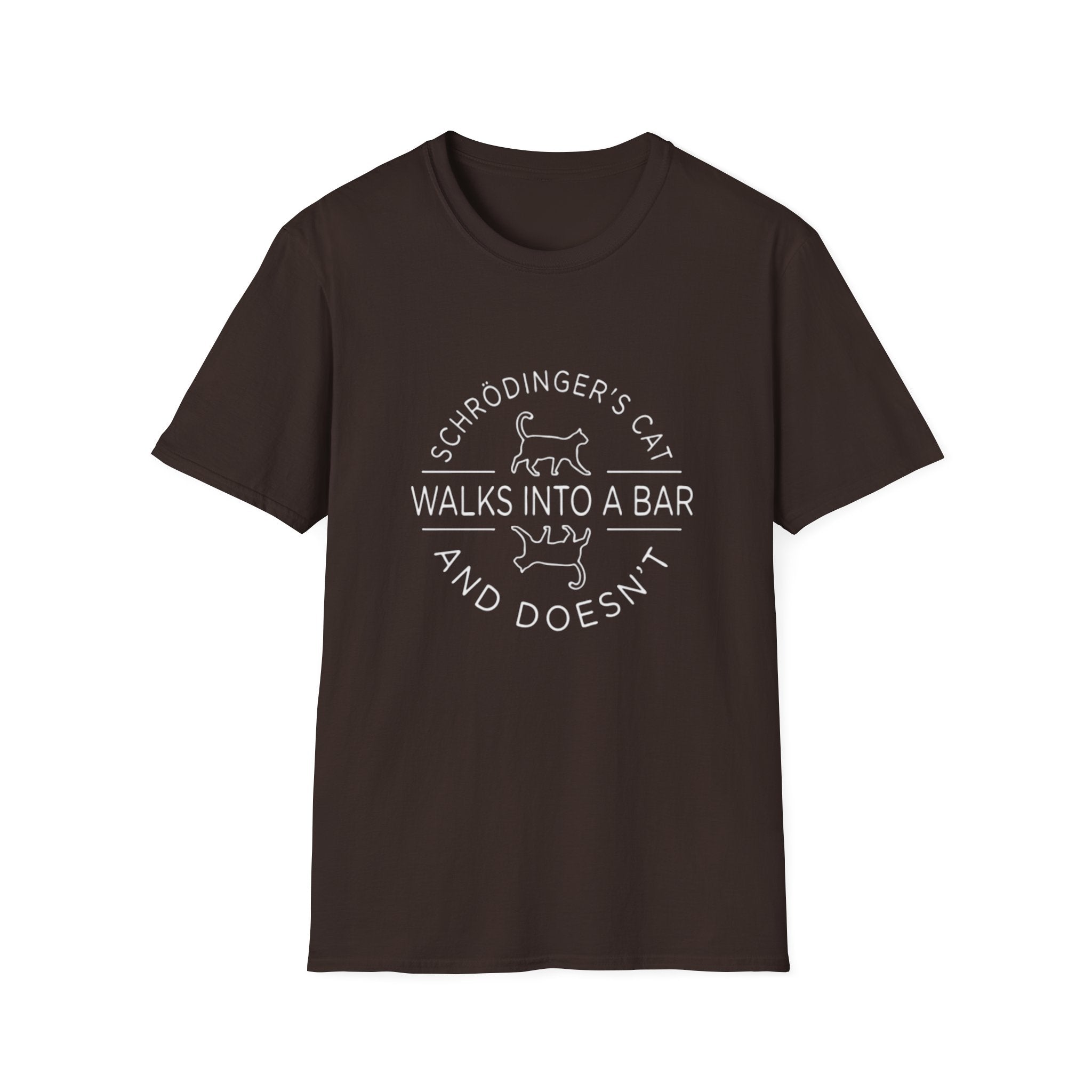 Schrodinger's Cat Science Tee, T-Shirt | Funny Cat Physics Shirt