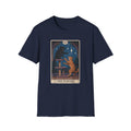 Tarot Cat 'The Tower' T-Shirt — Vintage Astrology Card Tee
