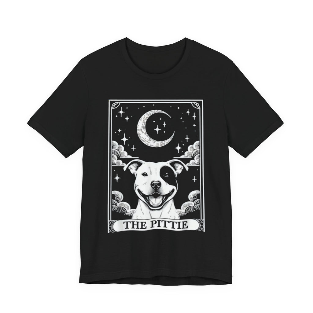 The Pittie Moon Illustration T-Shirt | Pitbull Dog Tee
