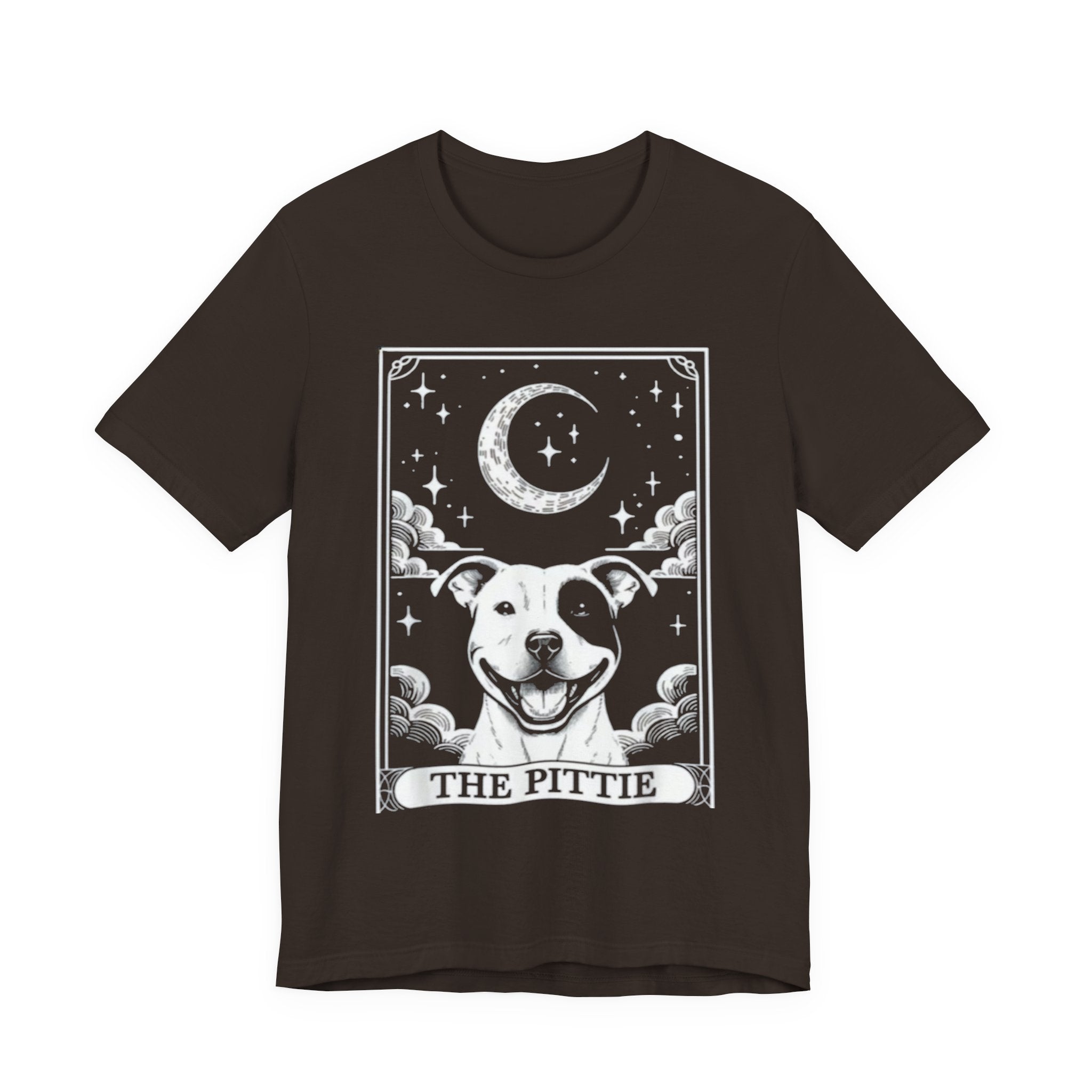 The Pittie Moon Illustration T-Shirt | Pitbull Dog Tee
