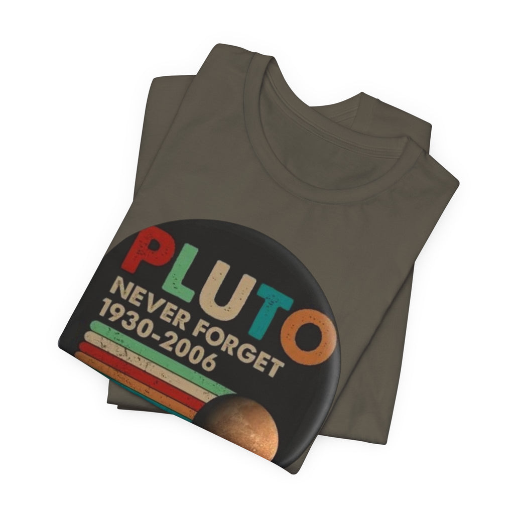 Pluto Never Forget 1930-2006 Tee | Planet Retro Astronomy Tee