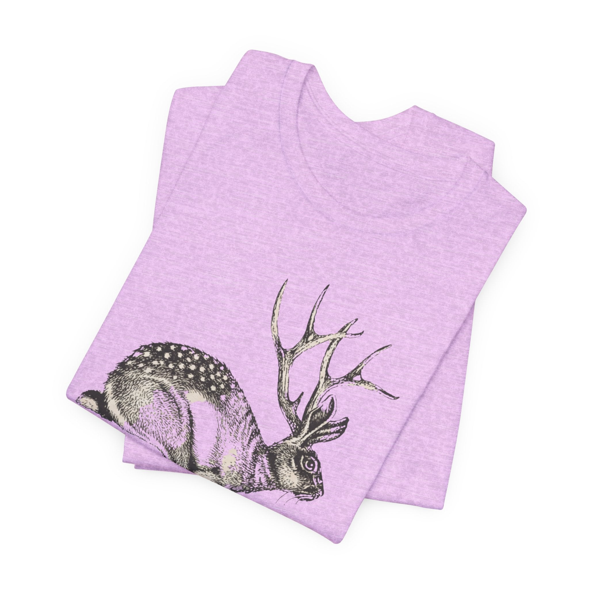Gravity is a myth tee| hand -Drawn Jackalope Art, Script Motto