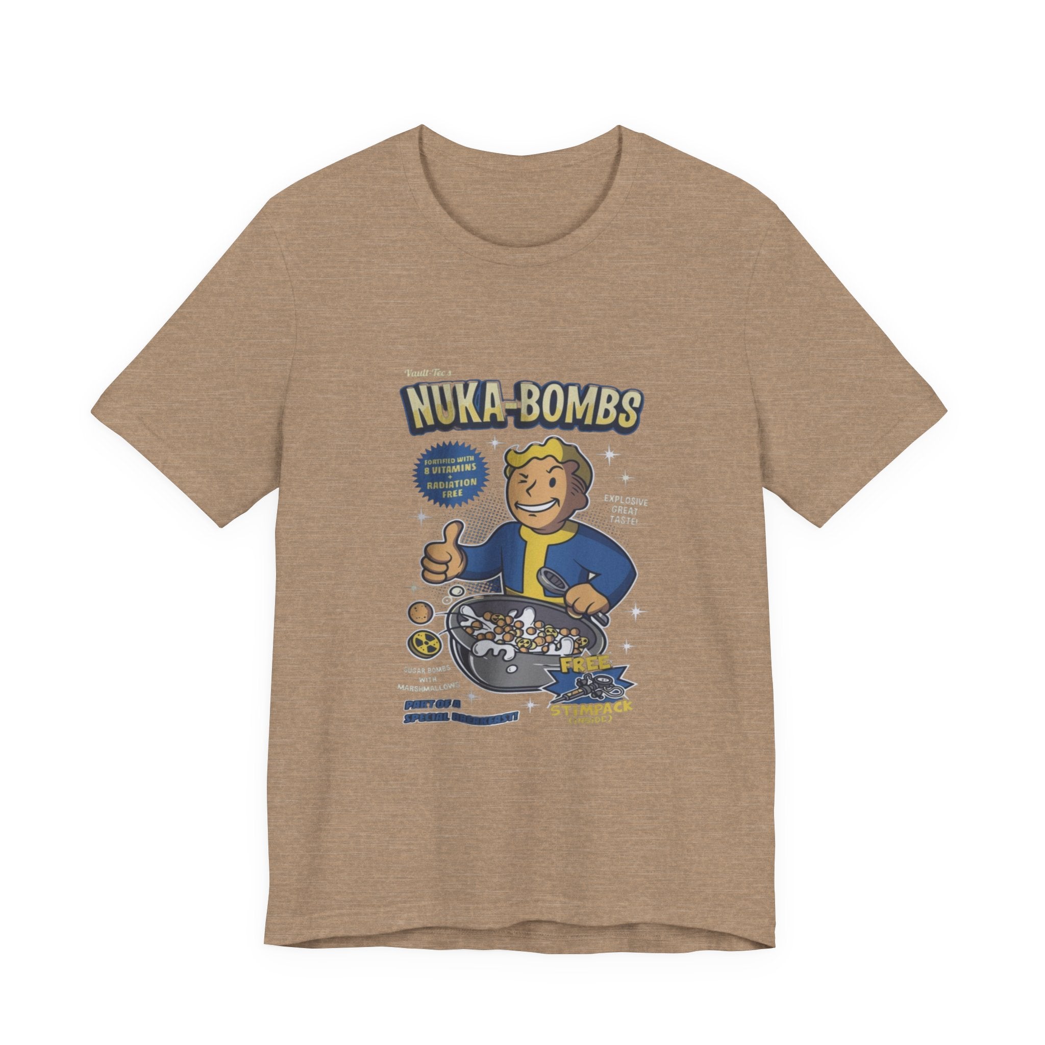 Vault Boy Nuka-Bombs Retro Gamer T‑Shirt, Fallout tee