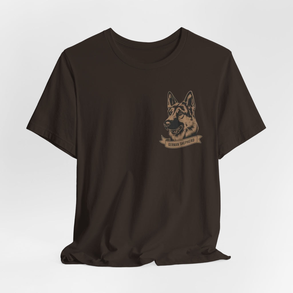 German Shepherd Portrait Tee — "Best Friend" Vintage Dog T-Shirt