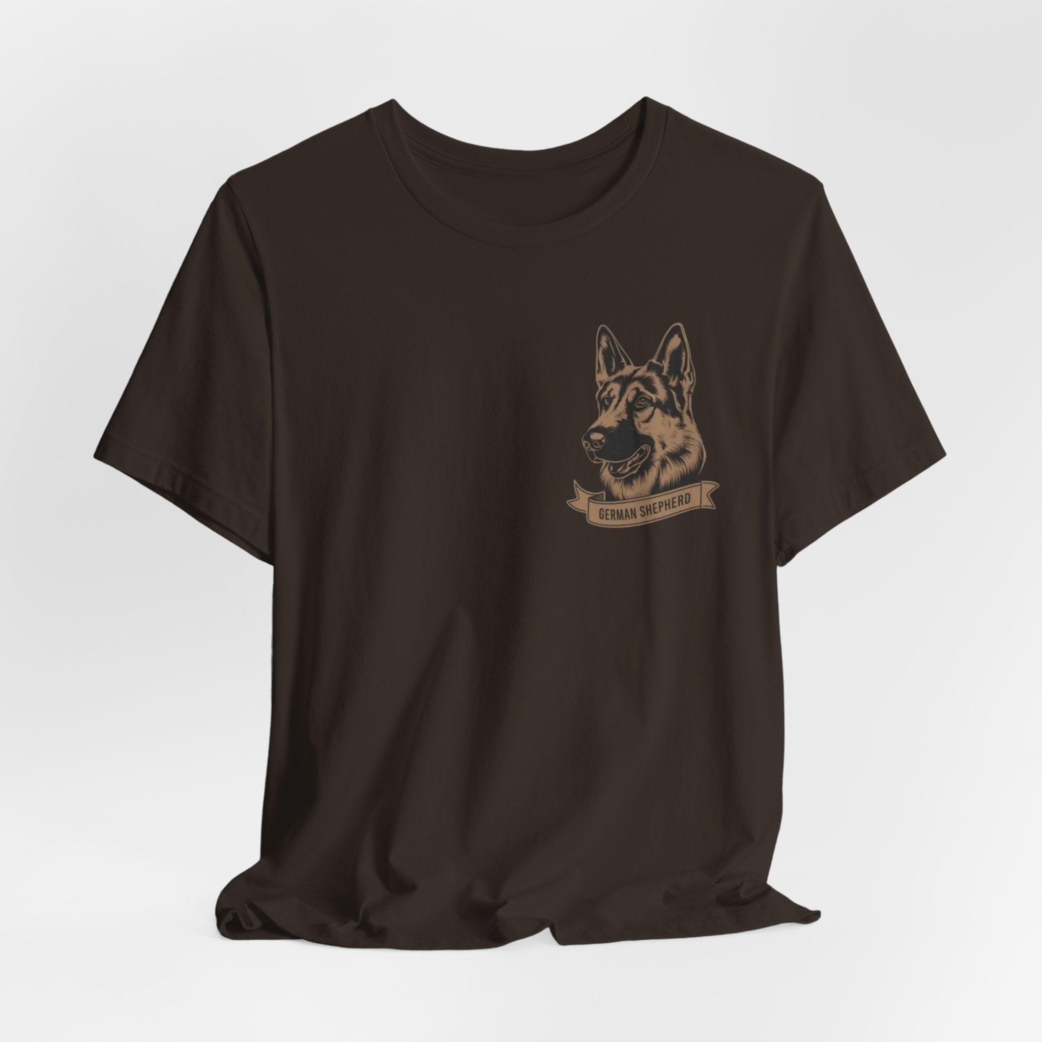 German Shepherd Portrait Tee — "Best Friend" Vintage Dog T-Shirt