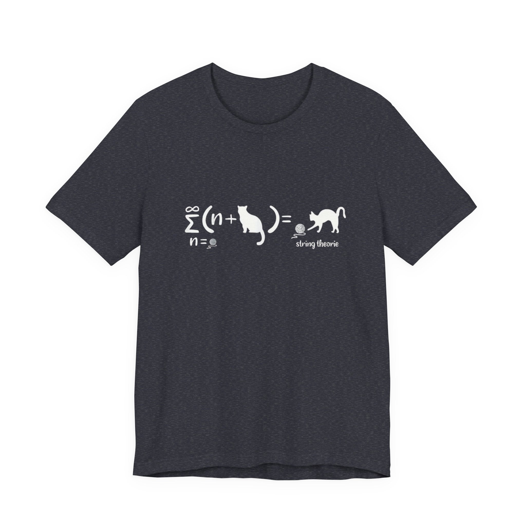 Cat String Theory T-Shirt | Math Physics Humor Tee
