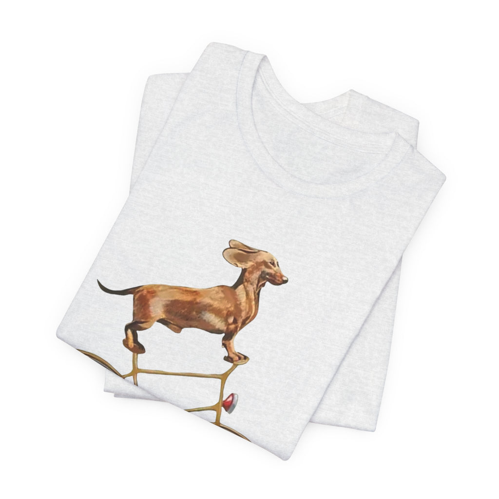 Dachshund Tee, Weiner Dog T-Shirt, Funny Dog Shirt, Unisex Jersey Short Sleeve Tee, Dog Lover Gift, Animal Graphic Tee