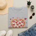 Pizza Heart T-Shirt, Foodie Tee, Love Pizza Shirt, Unisex Softstyle Tee, Pizza Lover Gift