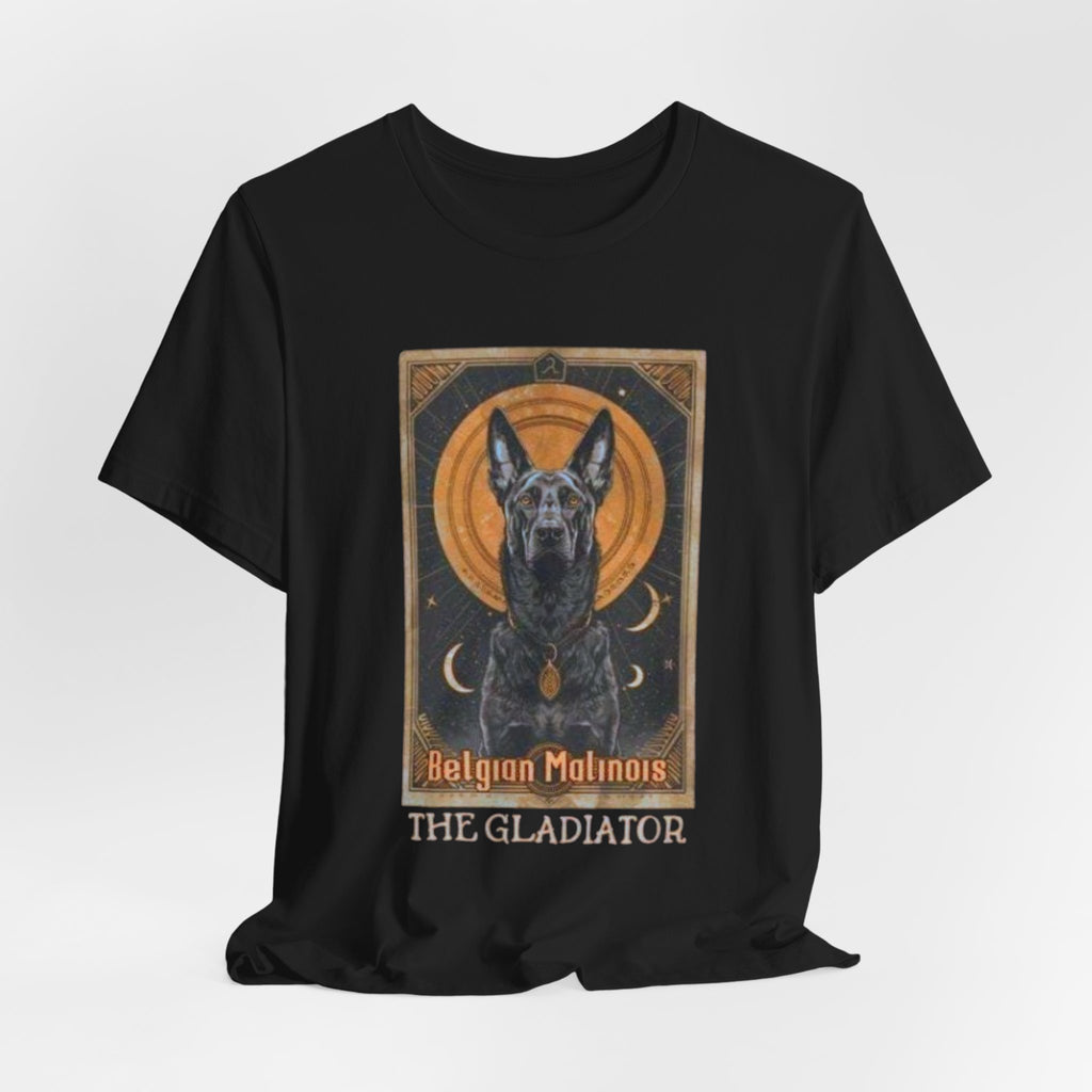 Belgian Malinois The Gladiator T-Shirt | Dog Portrait Tee, Canine Art