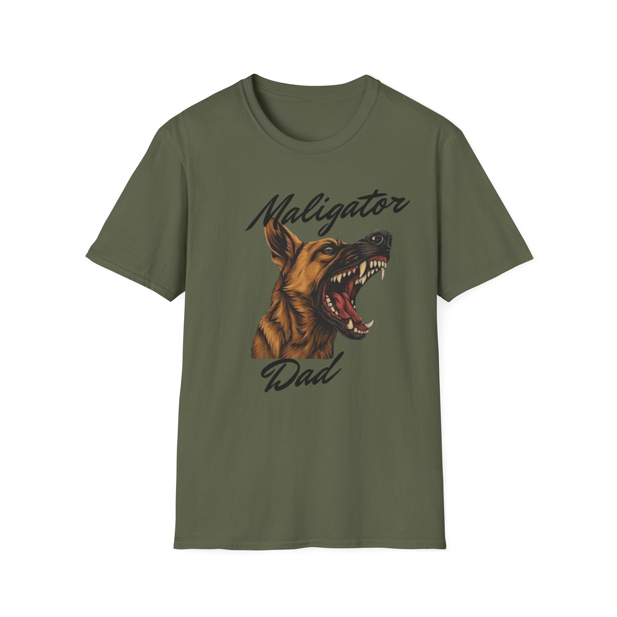 Maligator Dad T-Shirt — Funny Aggressive Alligator Dog Graphic Tee for Dads