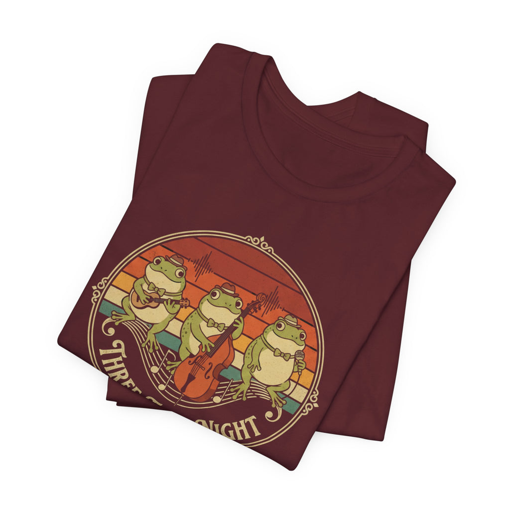 Three Frog Night T-Shirt | Retro Frog Band Graphic Tee