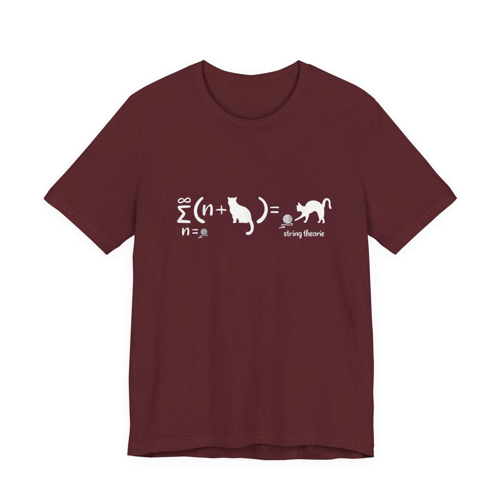 Cat String Theory T-Shirt | Math Physics Humor Tee